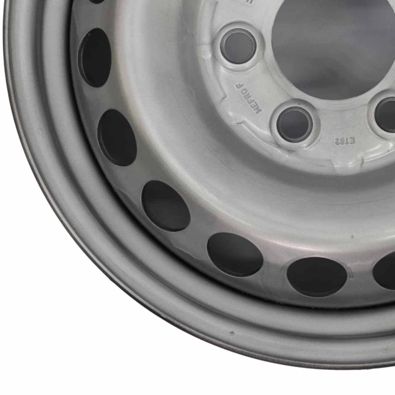 Mercedes Sprinter W906 Silberne Stahlfelge Felge 16" 6,5J ET:62 A0014014802