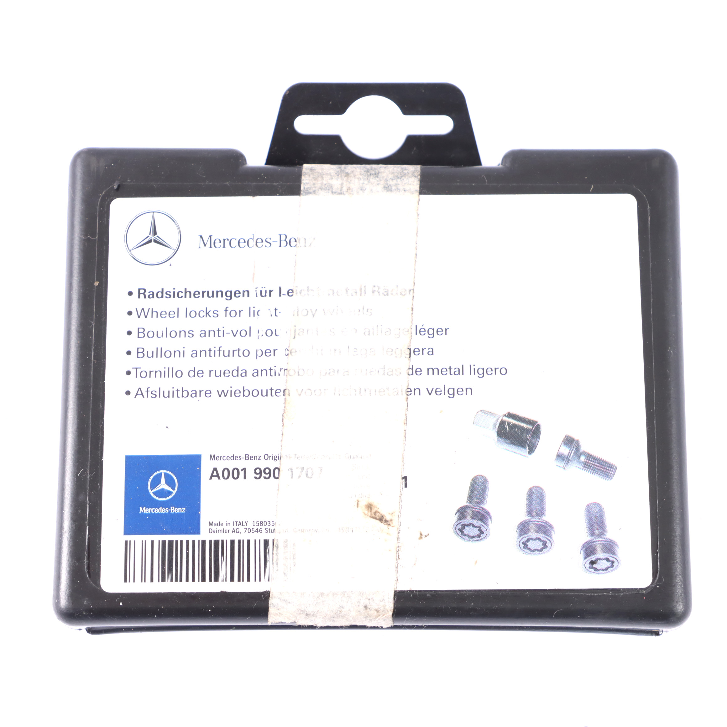 Anti Theft Bolts Mercedes X253 W204 W213 Wheel Secure Bolts Set A0019901707