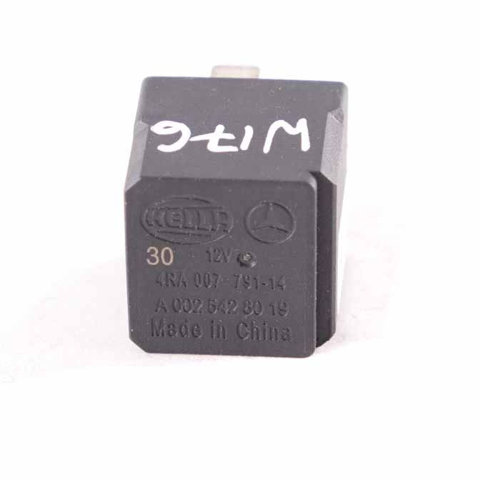 Relais Mercedes W176 W246 4-polig Schwarz Hella 12V A0025428019