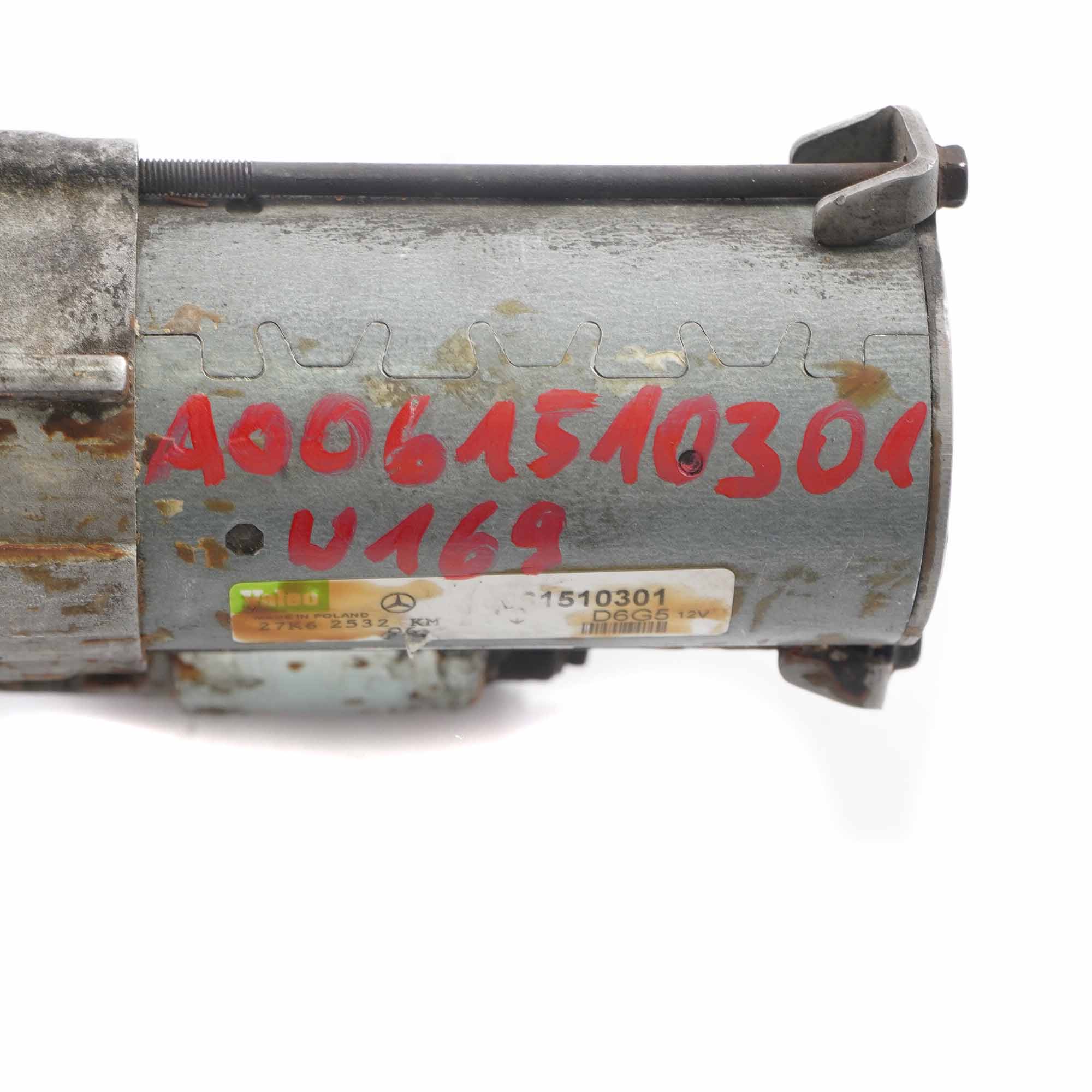 Mercedes W169 W245 Benzin Anlasser Motor A0061510301