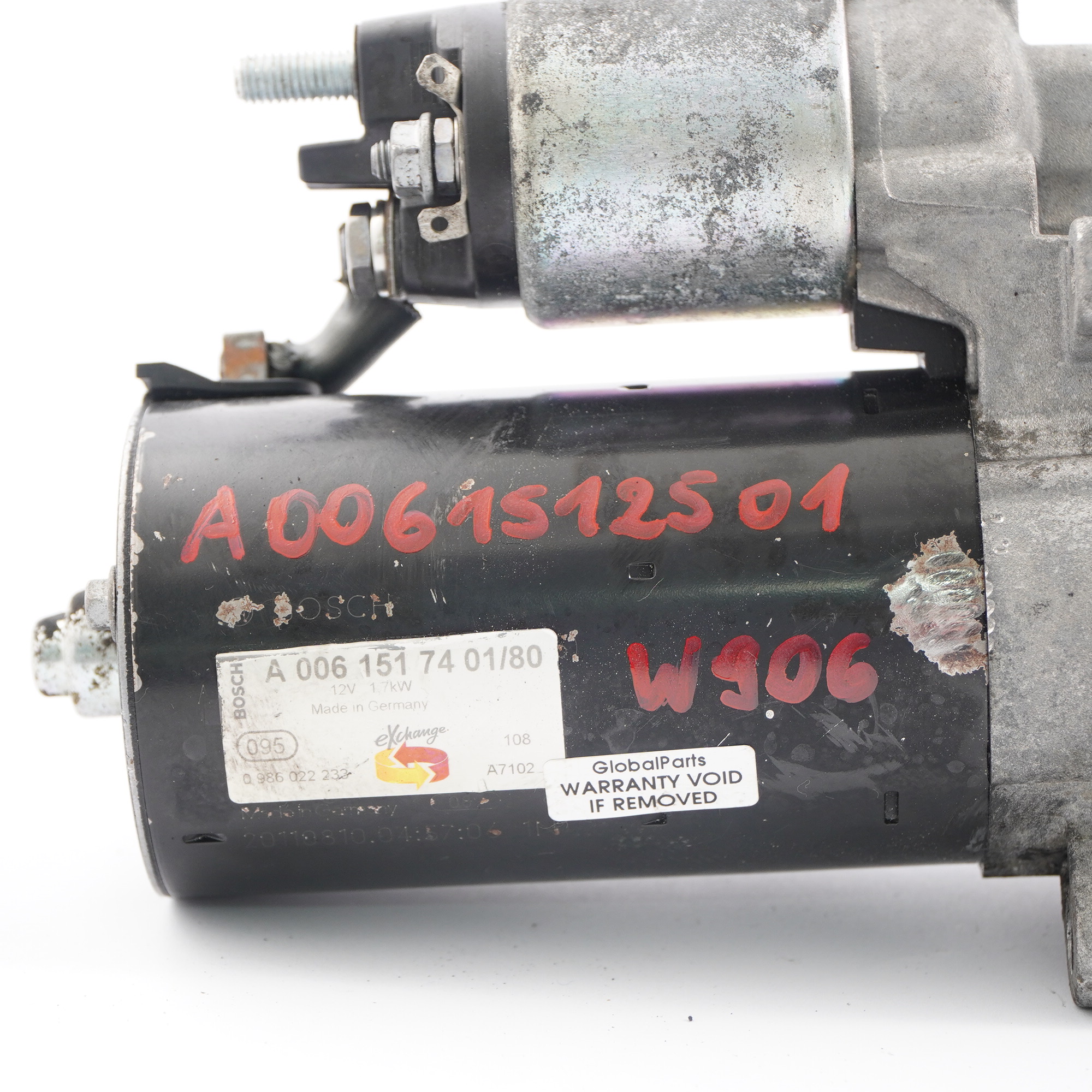 Mercedes-Benz C-Klasse W203 W204 Benzin Anlasser Motor A0061512501