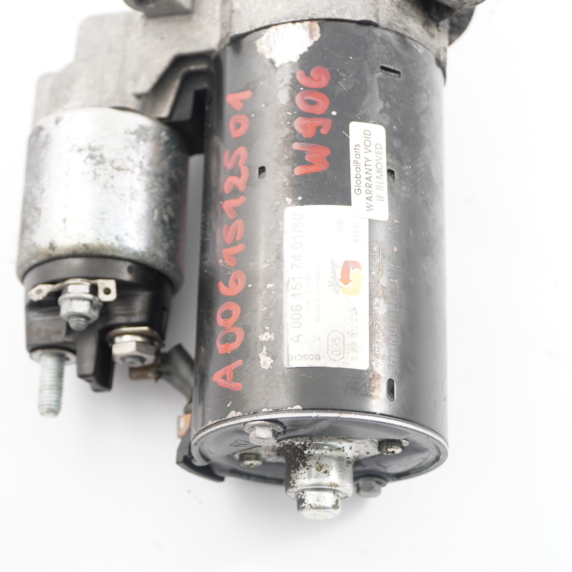 Mercedes-Benz C-Klasse W203 W204 Benzin Anlasser Motor A0061512501