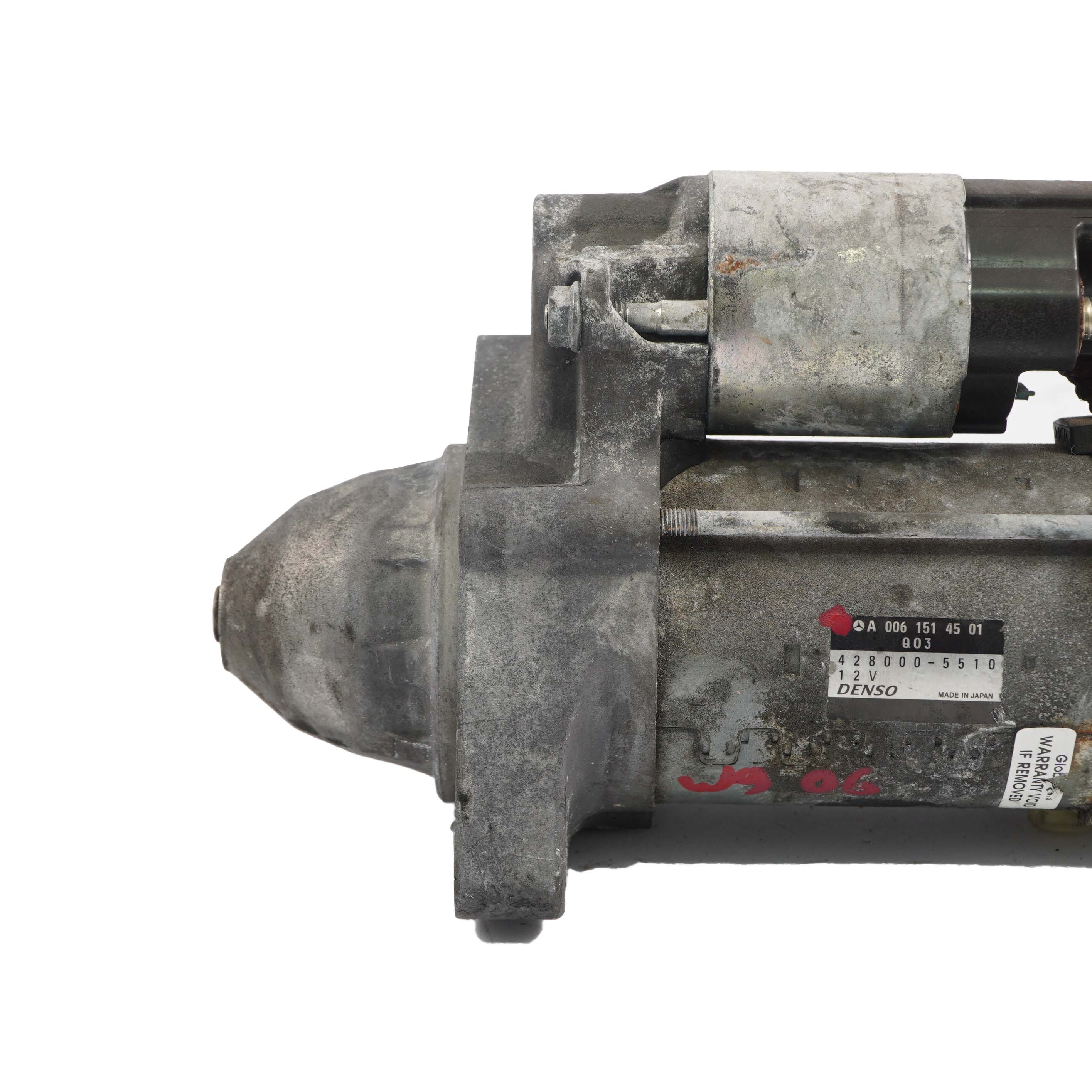 Mercedes W204 W212 Sprinter W906 Anlasser Diesel Motor A0061514501