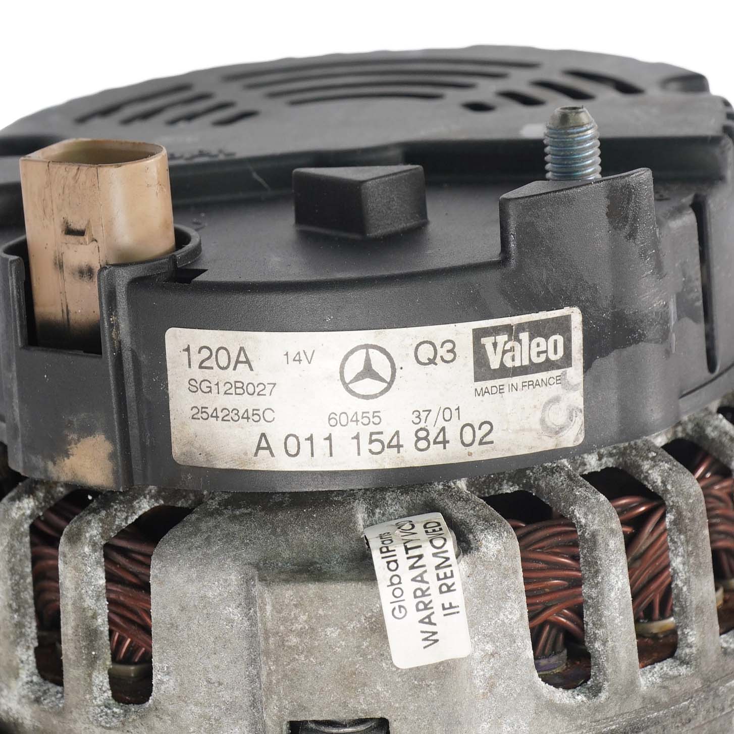 Mercedes W203 M111 Alternator Generator Valeo 120A A0111548402