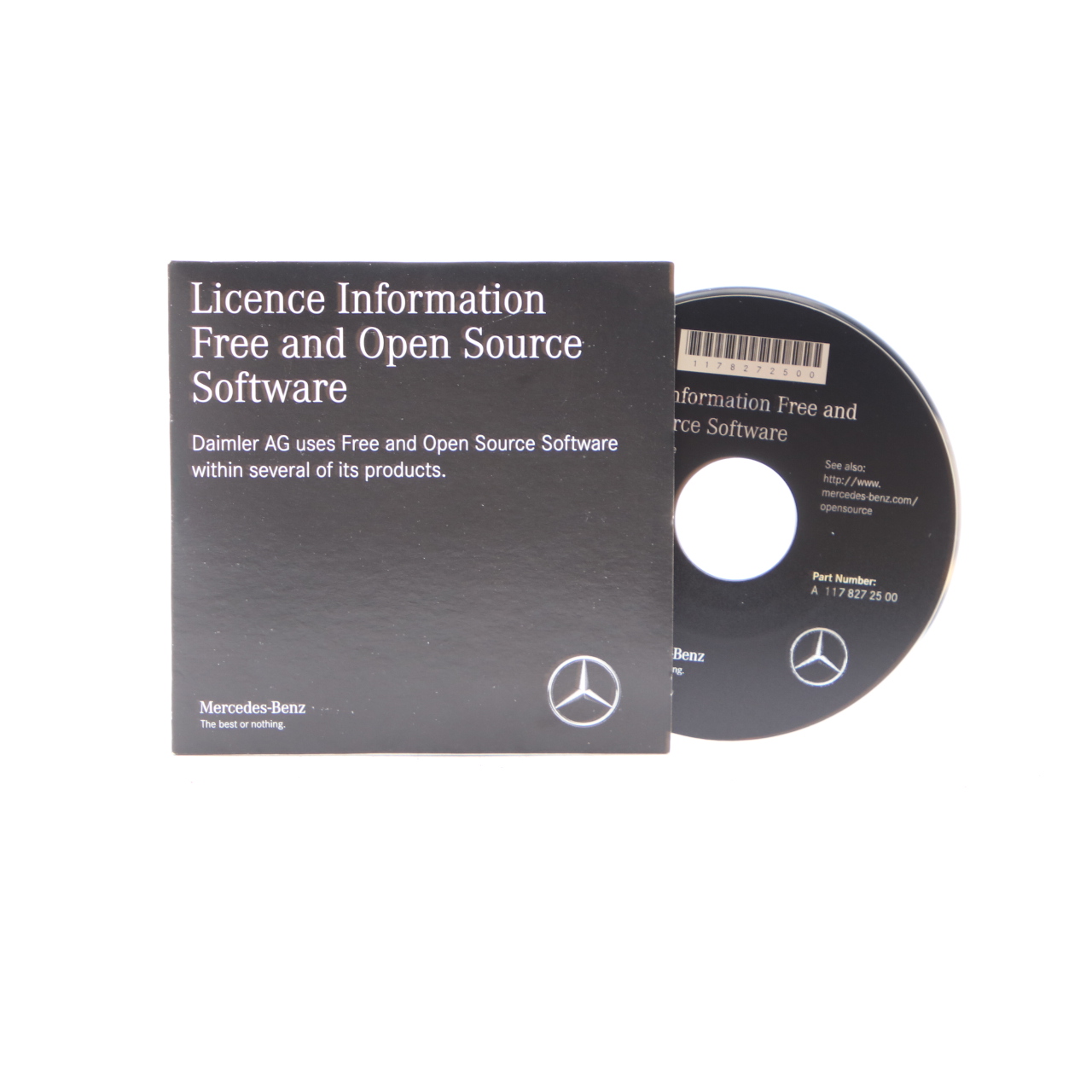 Mercedes W177 W247 Lizenzinformationen Freie Open Source Software A1178272500