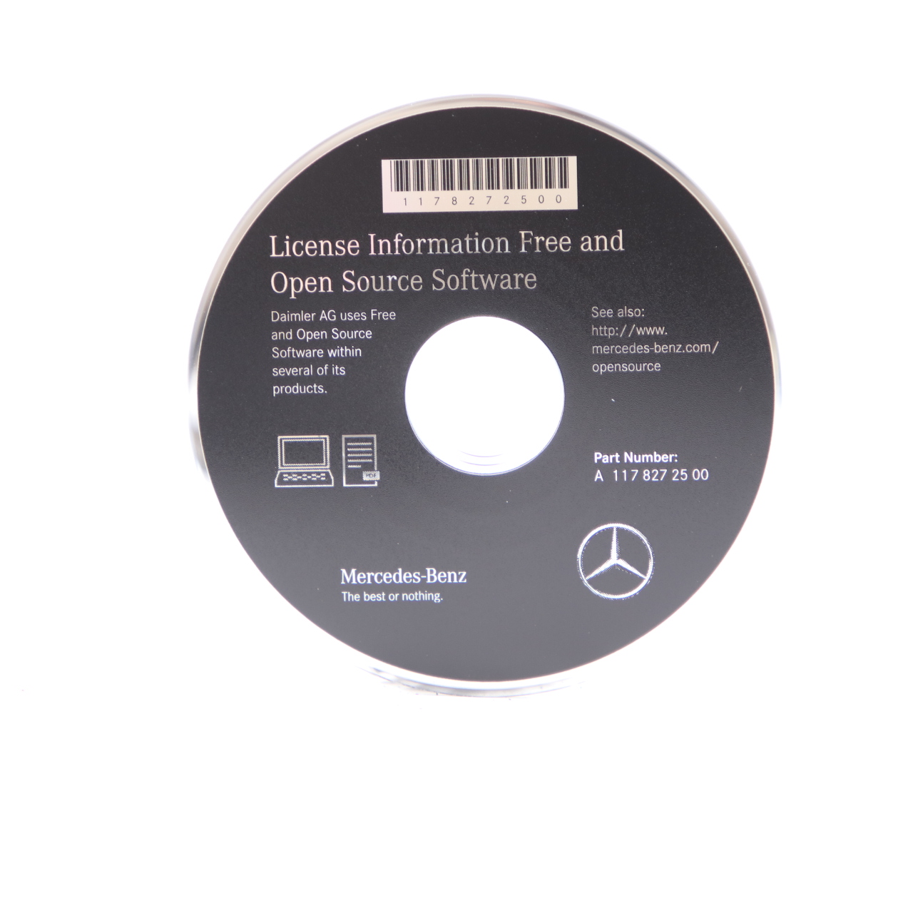 Mercedes W177 W247 Lizenzinformationen Freie Open Source Software A1178272500