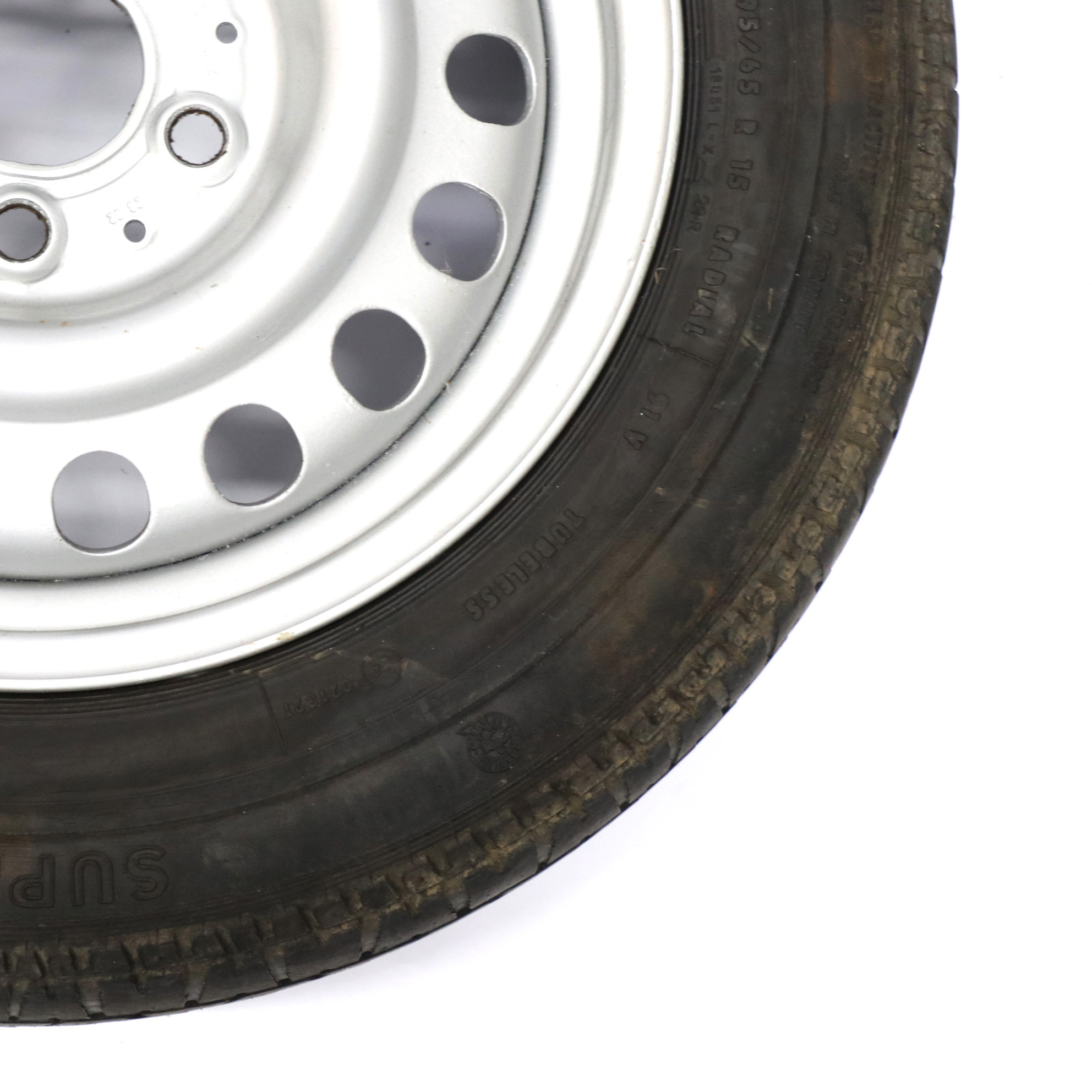 Mercedes W124 Stahl felge Bereifung Continental 195/65 R15 6,5J A1244001202