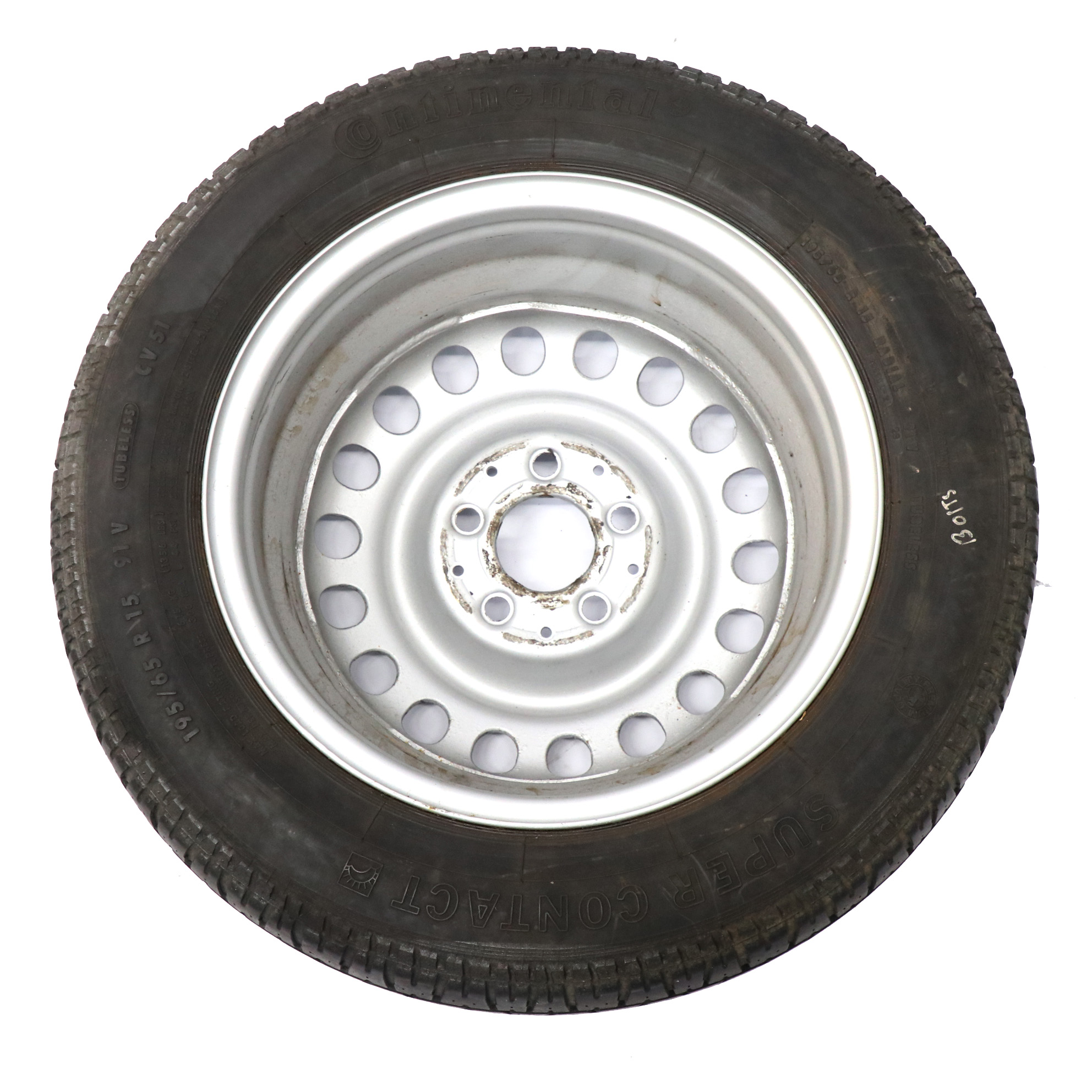 Mercedes W124 Stahl felge Bereifung Continental 195/65 R15 6,5J A1244001202