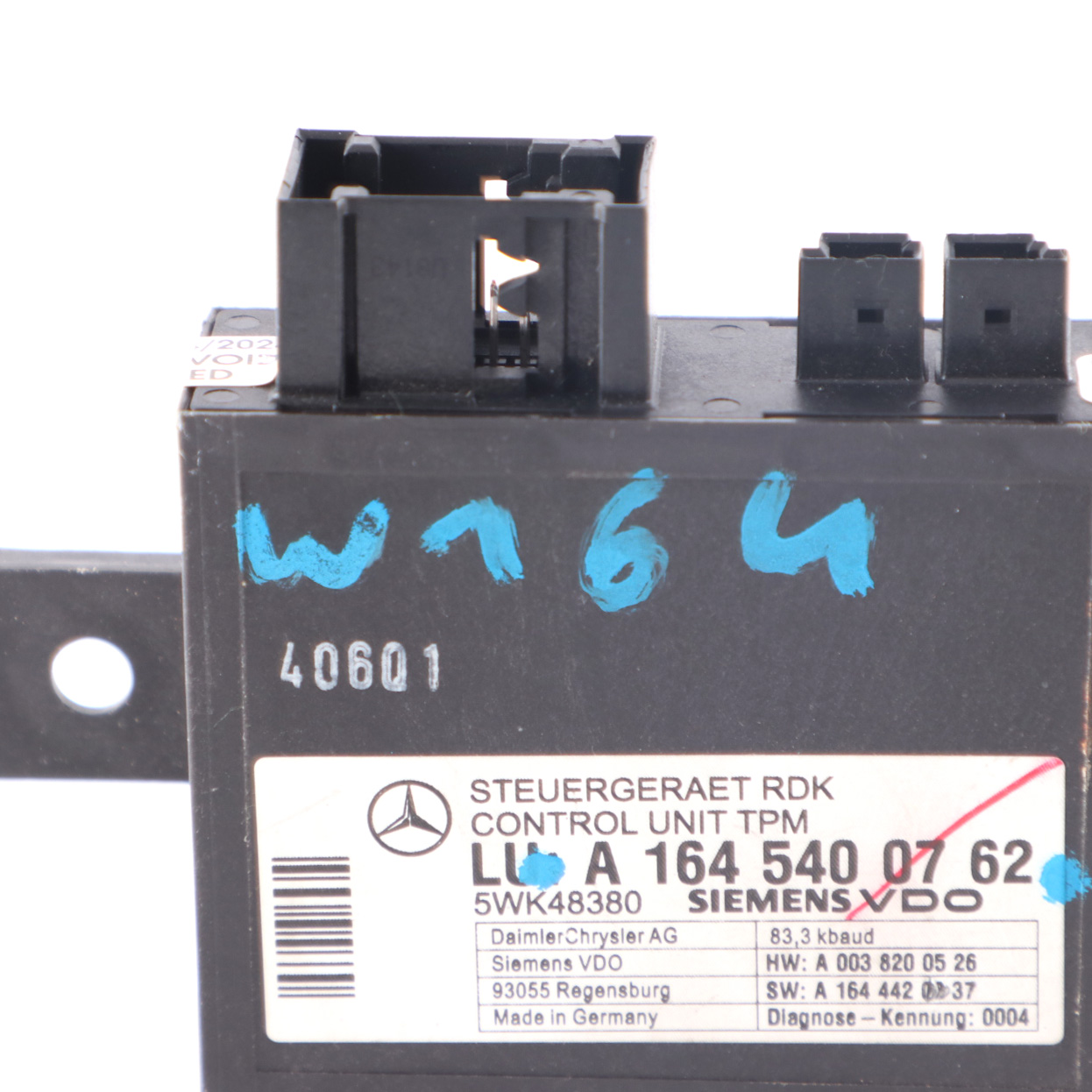 Mercedes W164 W211 C219 Reifendruck Überwachung Steuerung Modul A1645400762