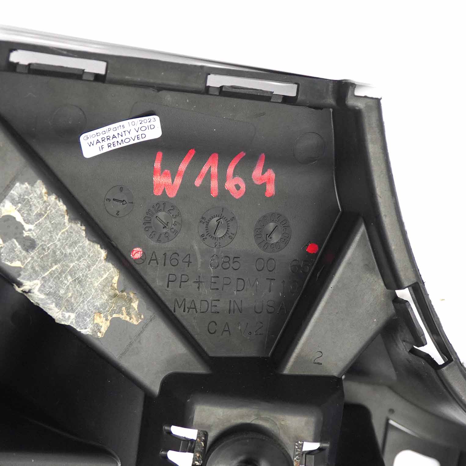 Mercedes ML W164 Heckstoßstangenhalter Halterung Verstärkung A1648850065