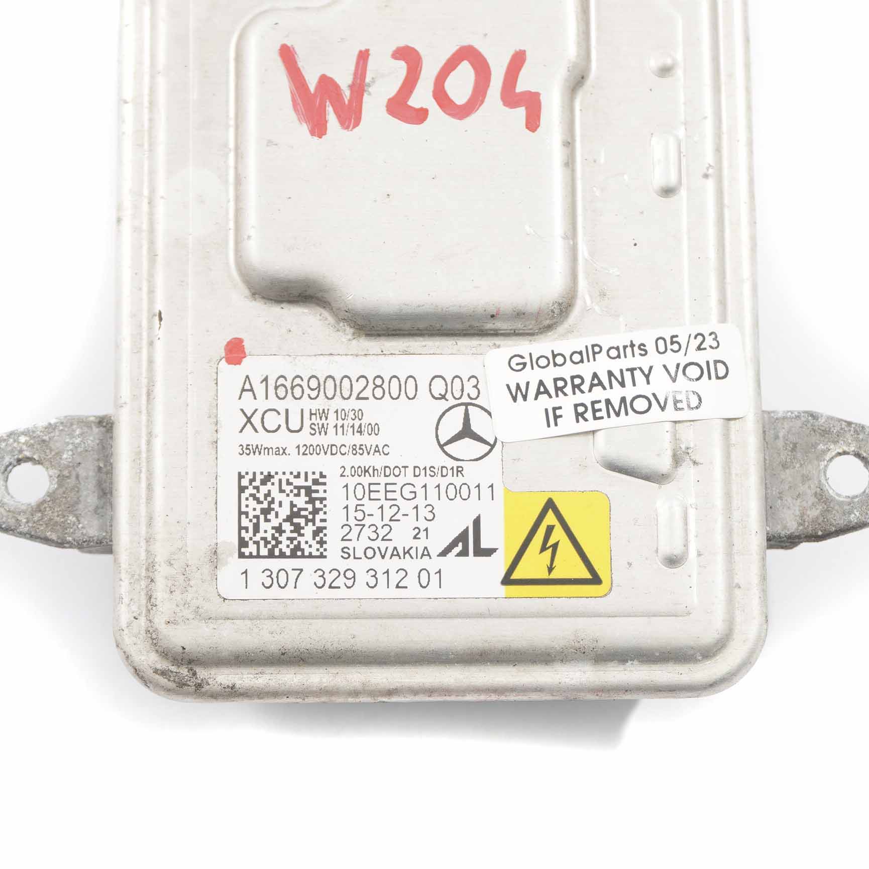 Light Module Mercedes W176 W204 Headlight Ballast Xenon Control Unit A1669002800