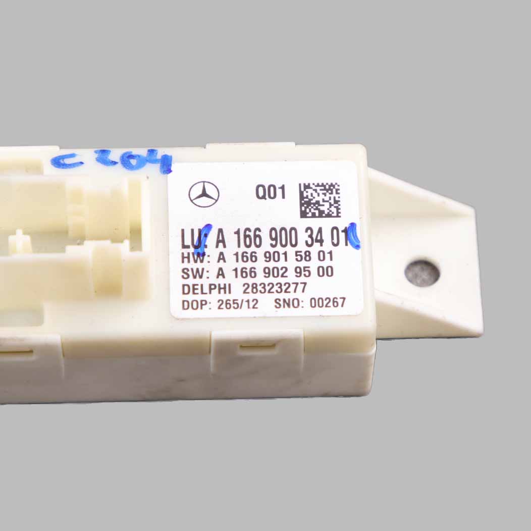 Mercedes W204 Headlight Level Sensor Leveling Control Unit Module A1669003401