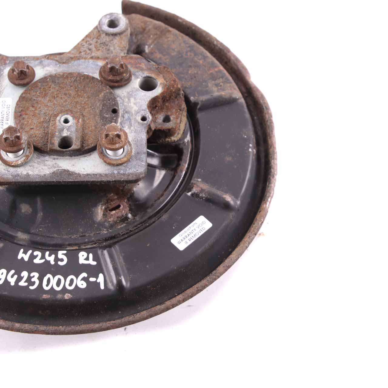 Mercedes W169 W245 Radnabe hinten links Radträger Bremsenhalter