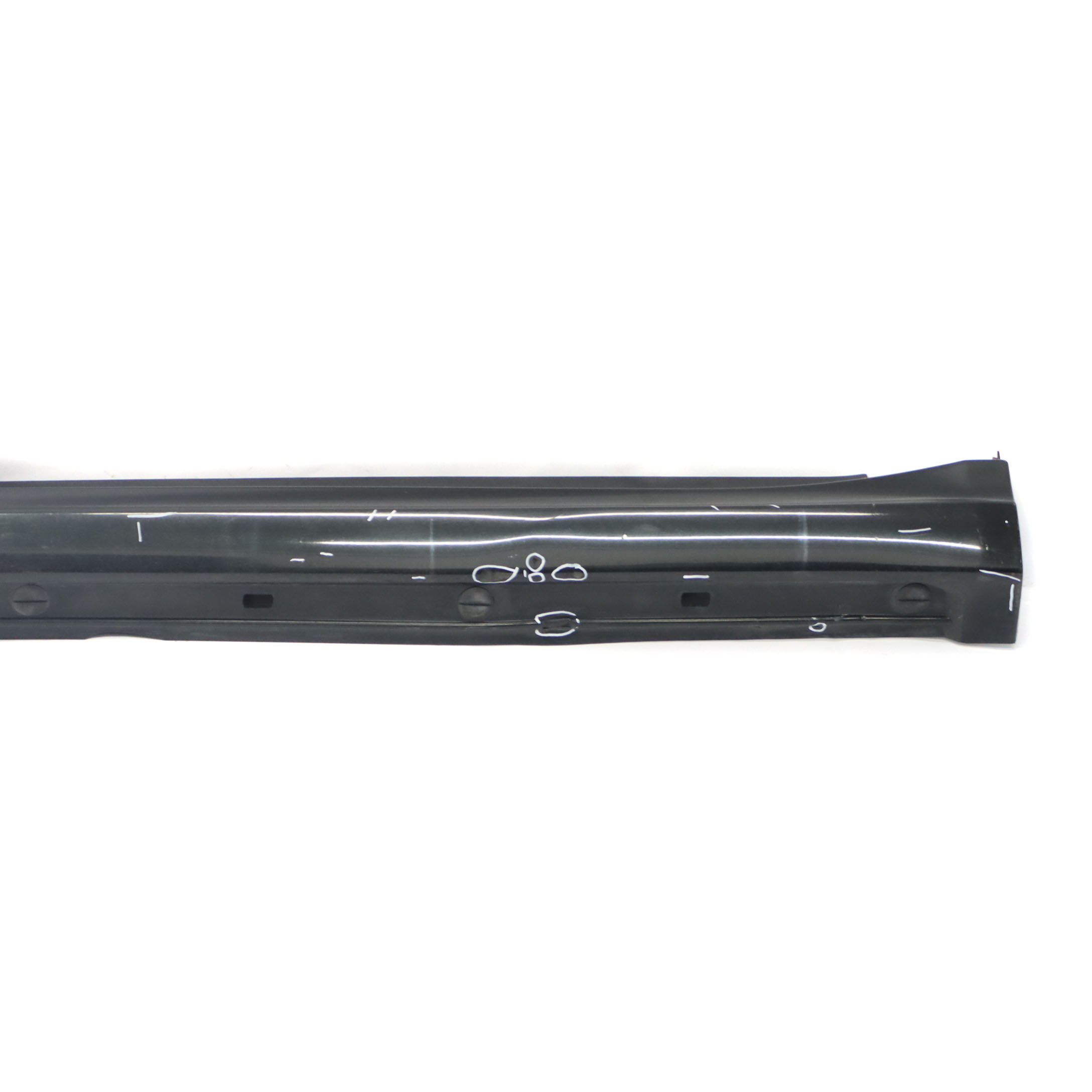 Mercedes W169 Side Skirt Door Sill Cover Left N/S Tropical Black Metallic - 160