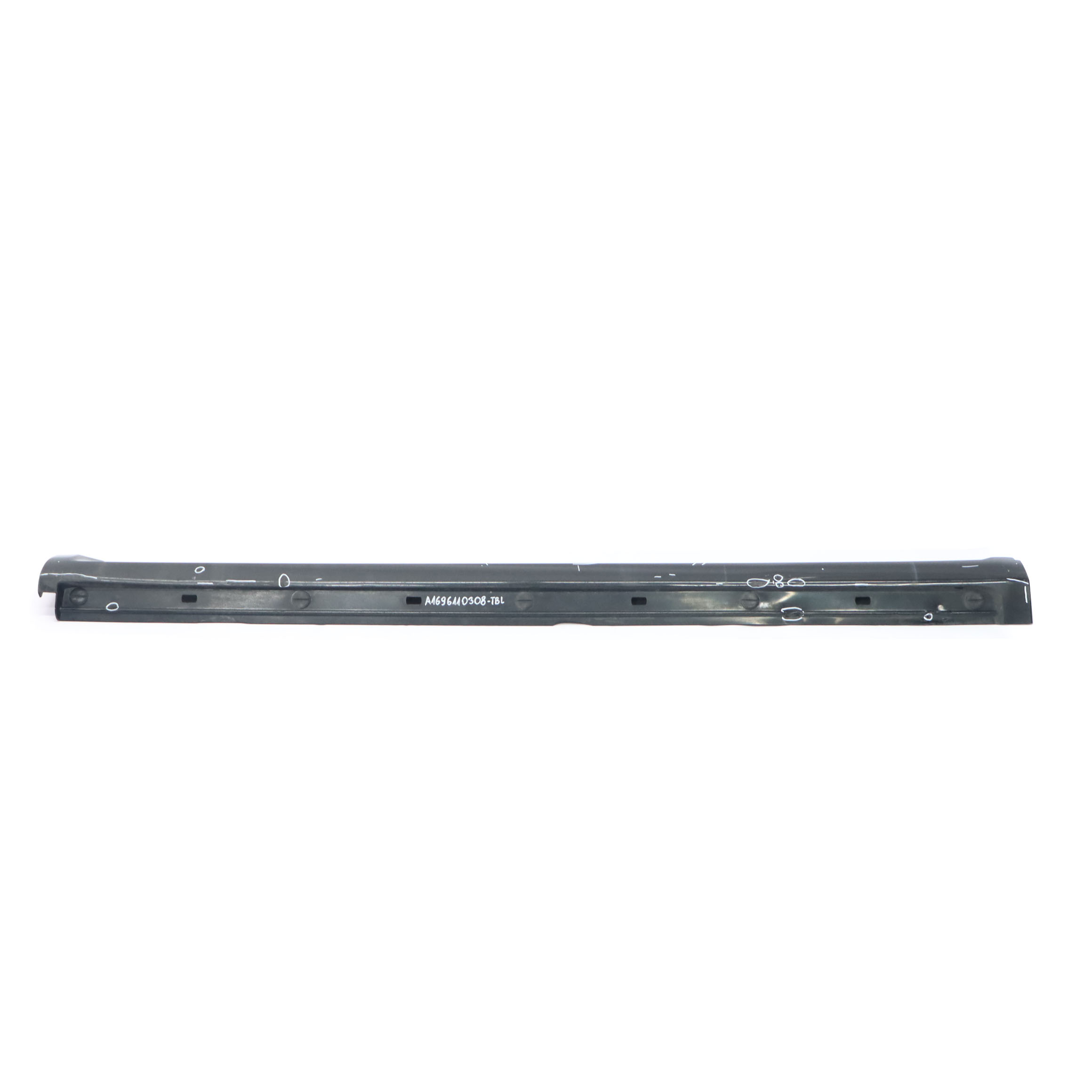 Mercedes W169 Side Skirt Door Sill Cover Left N/S Tropical Black Metallic - 160