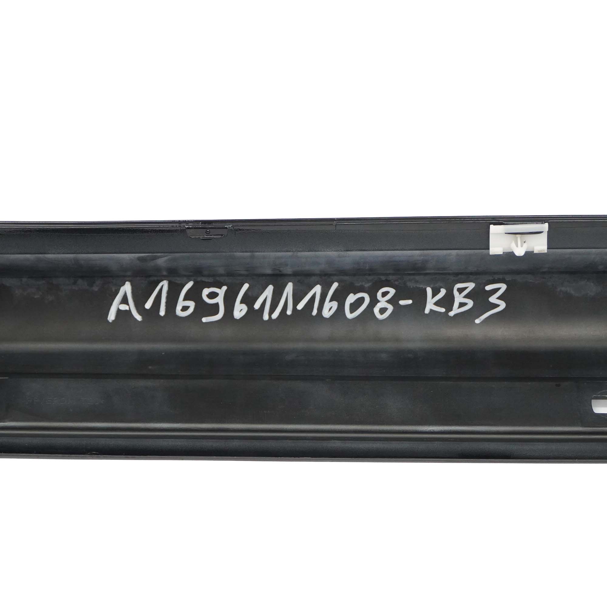 Mercedes W245 Side Skirt Door Sill Cover Right O/S Cosmic Black Metallic - 191