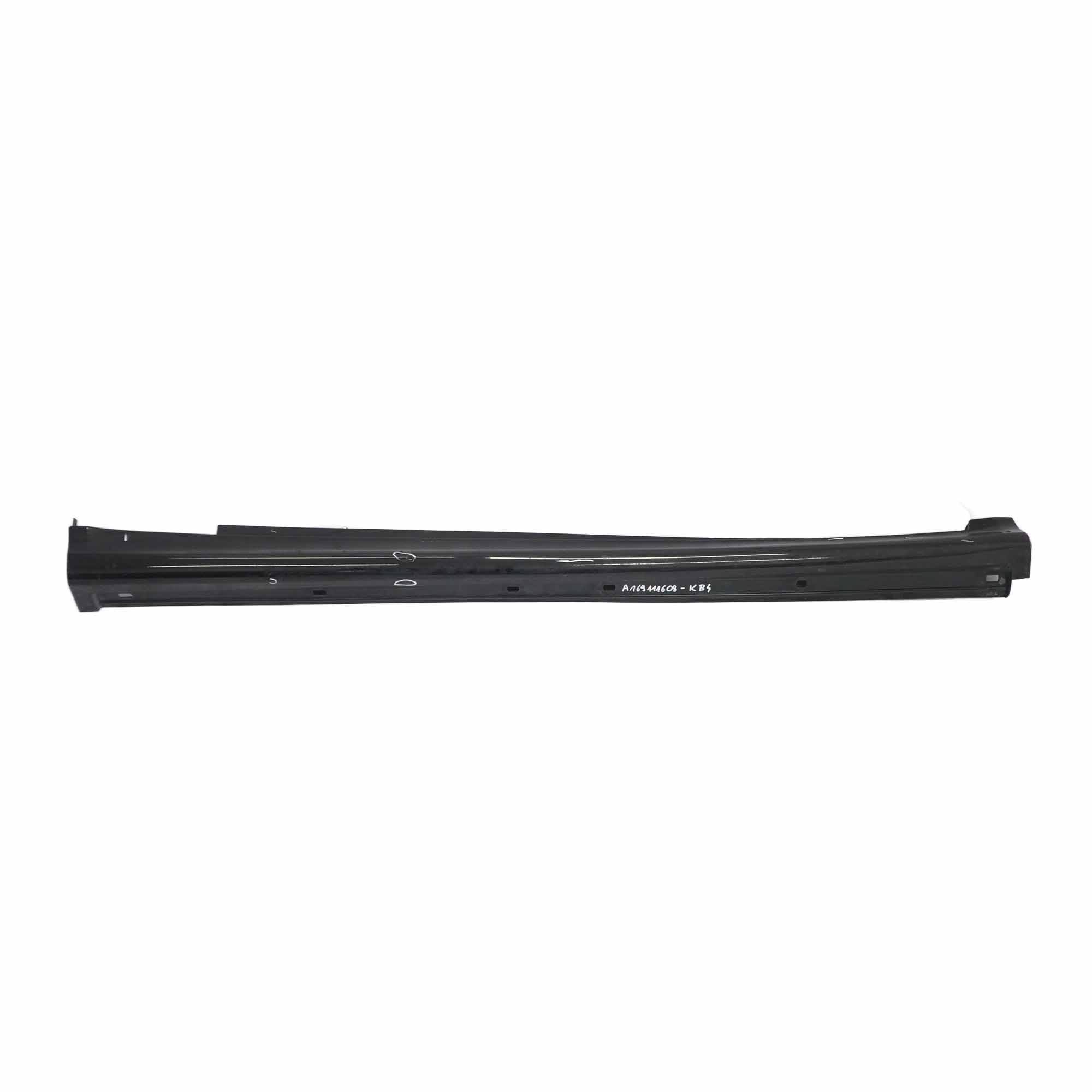 Mercedes W245 Side Skirt Door Sill Cover Right O/S Cosmic Black Metallic - 191