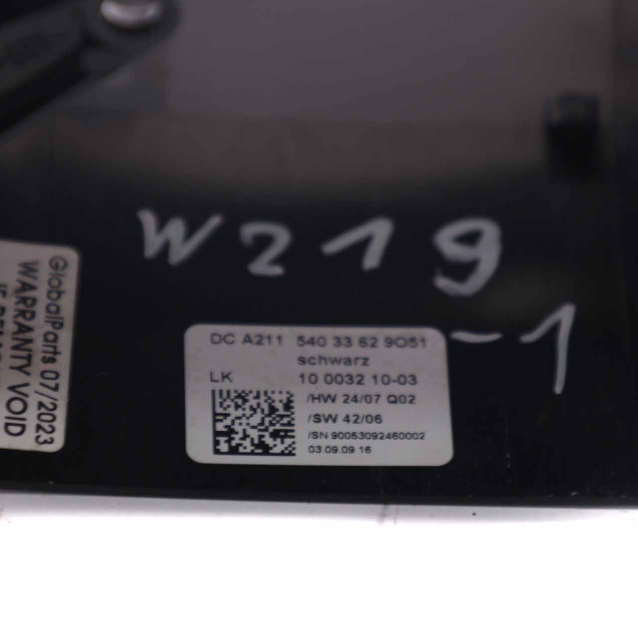 Lenksäulen verkleidung Mercedes W211 W219 Abdeckung Panel Schwarz A2115403362