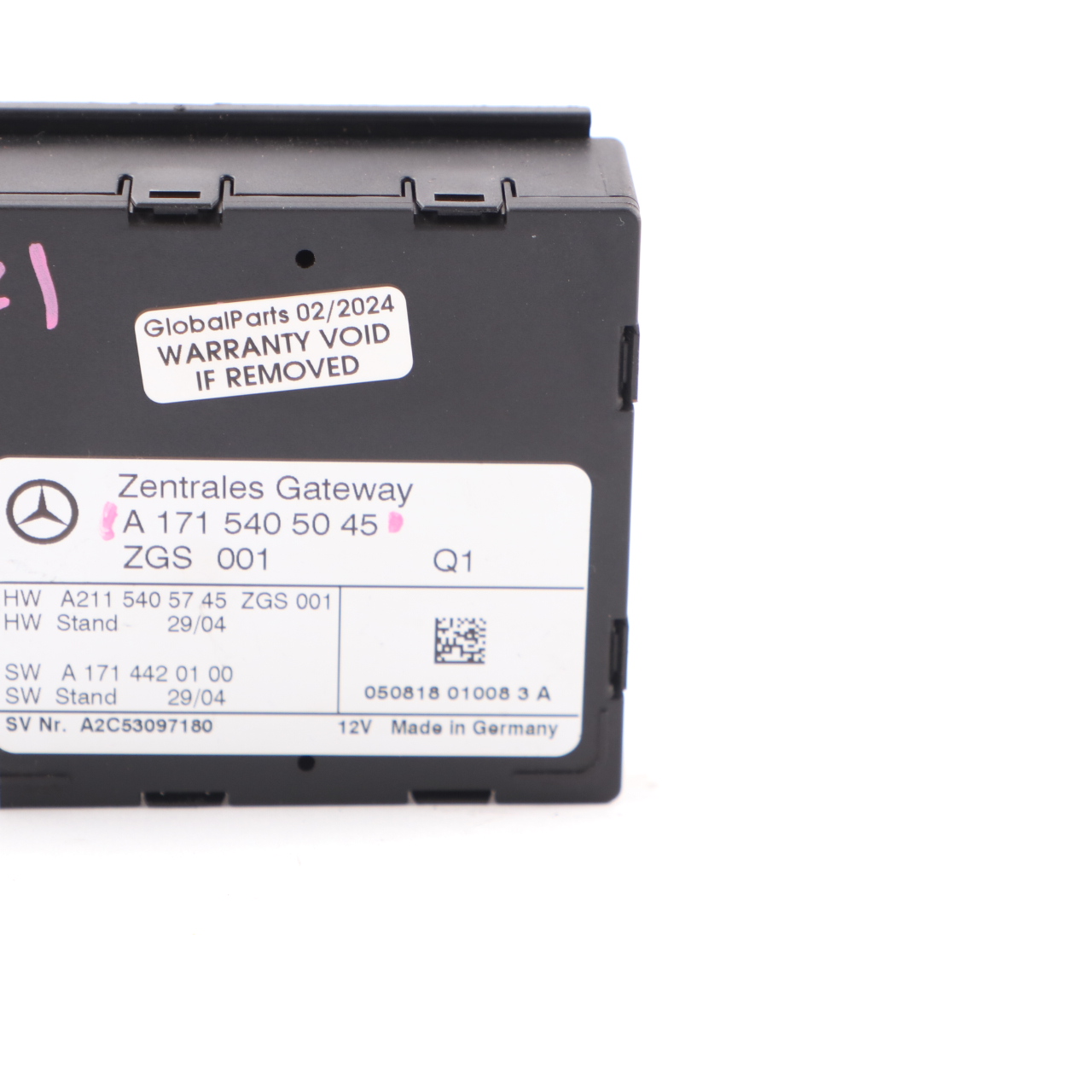 Mercedes SLK R171 Zentrales Gateway Modul ECU Steuer Gerät A1715405045