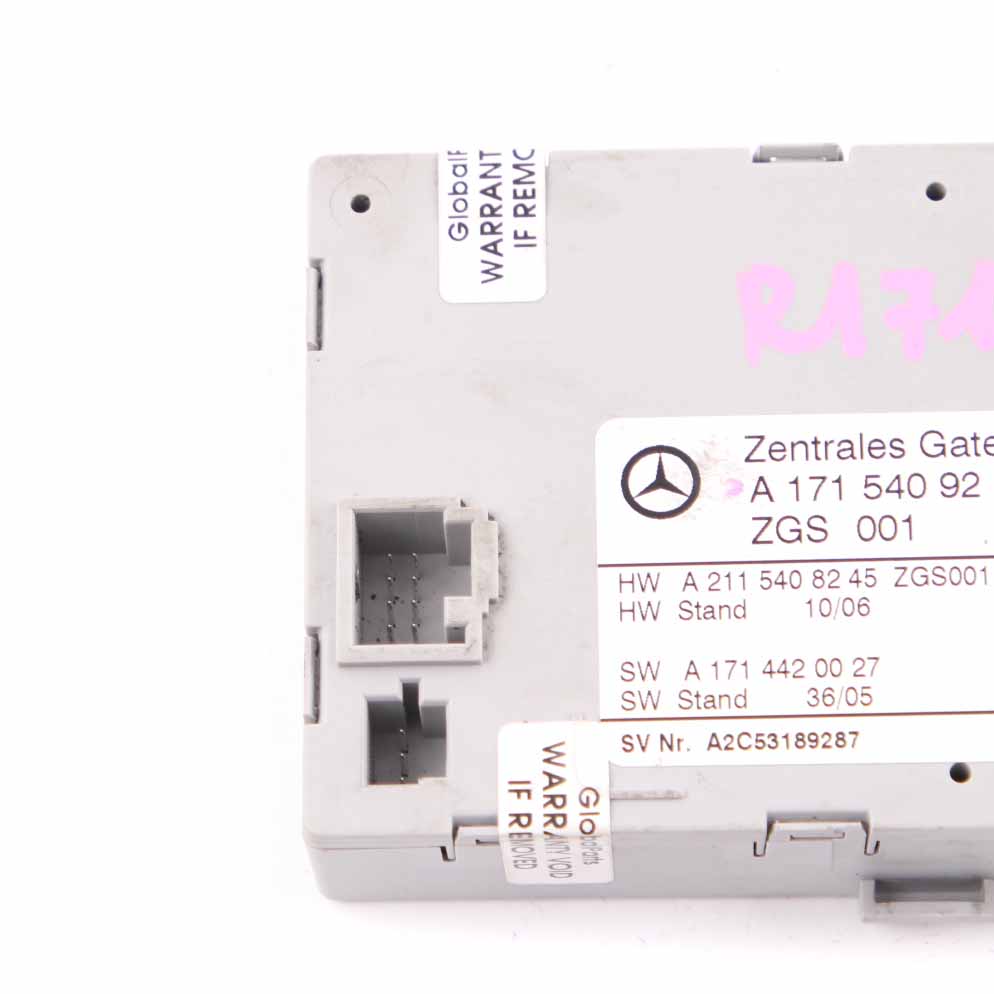 Mercedes SLK R171 Gateway Steuergerät Gateway Modul ECU A1715409245