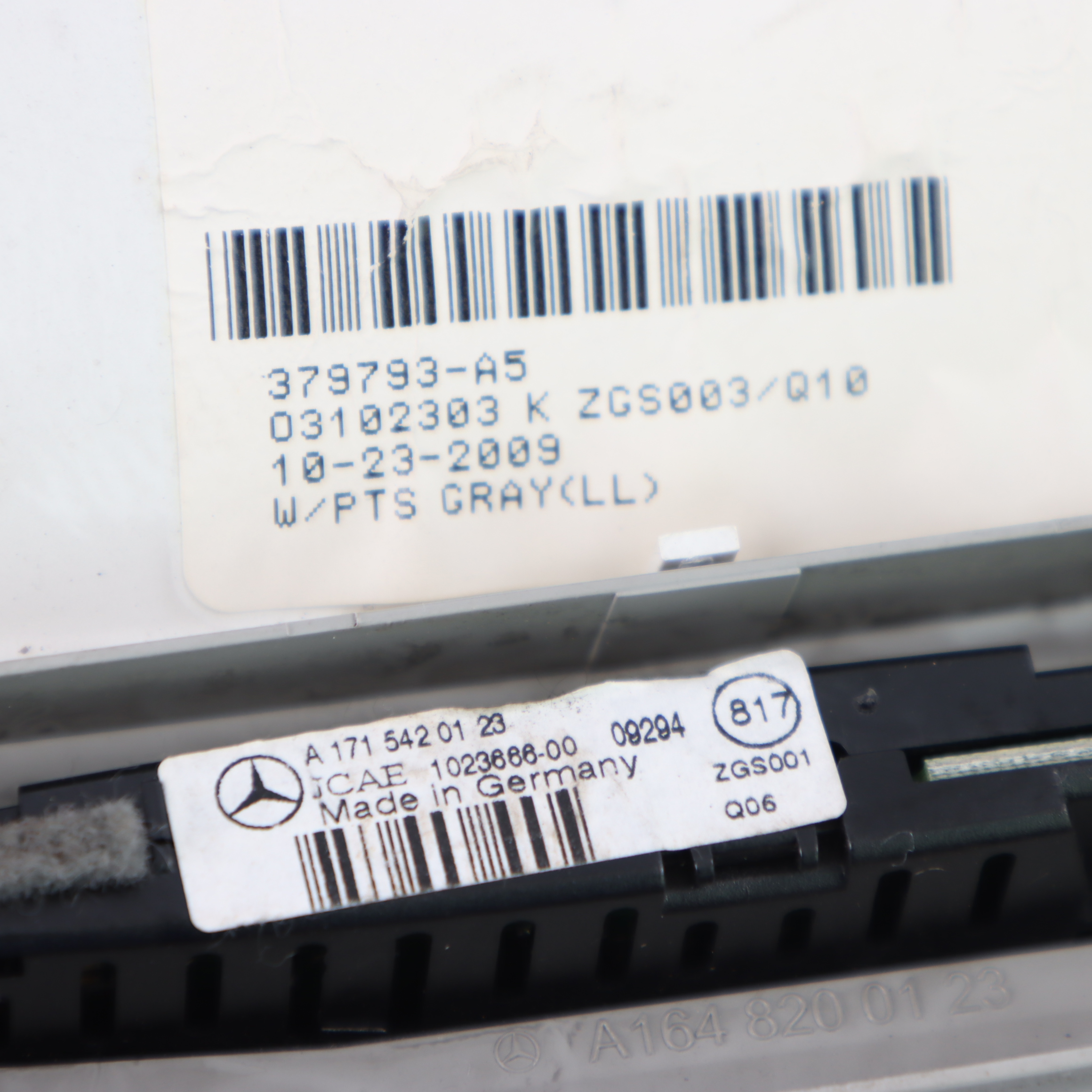 Mercedes W169 W211 Parksensor Anzeige Steuerung PDC Lampenabdeckung A1715420123