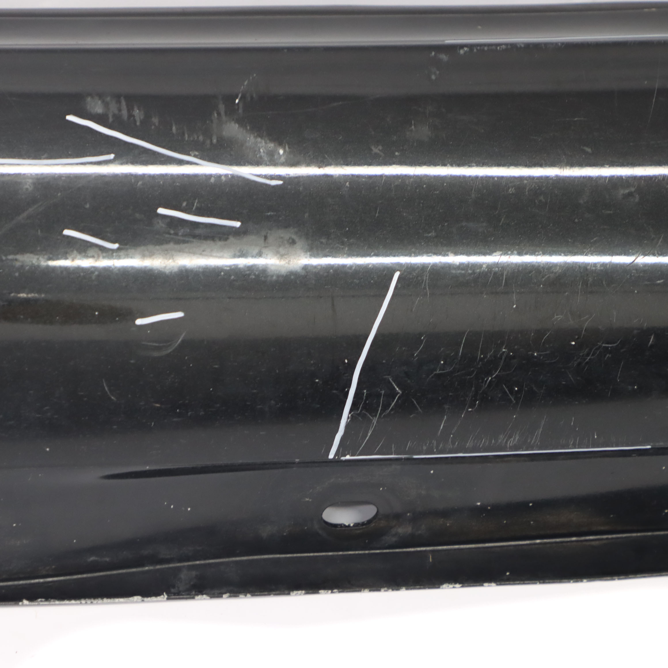 Mercedes R171 Door Sill Side Cover Skirt Left N/S Obsidian Black Metallic - 197