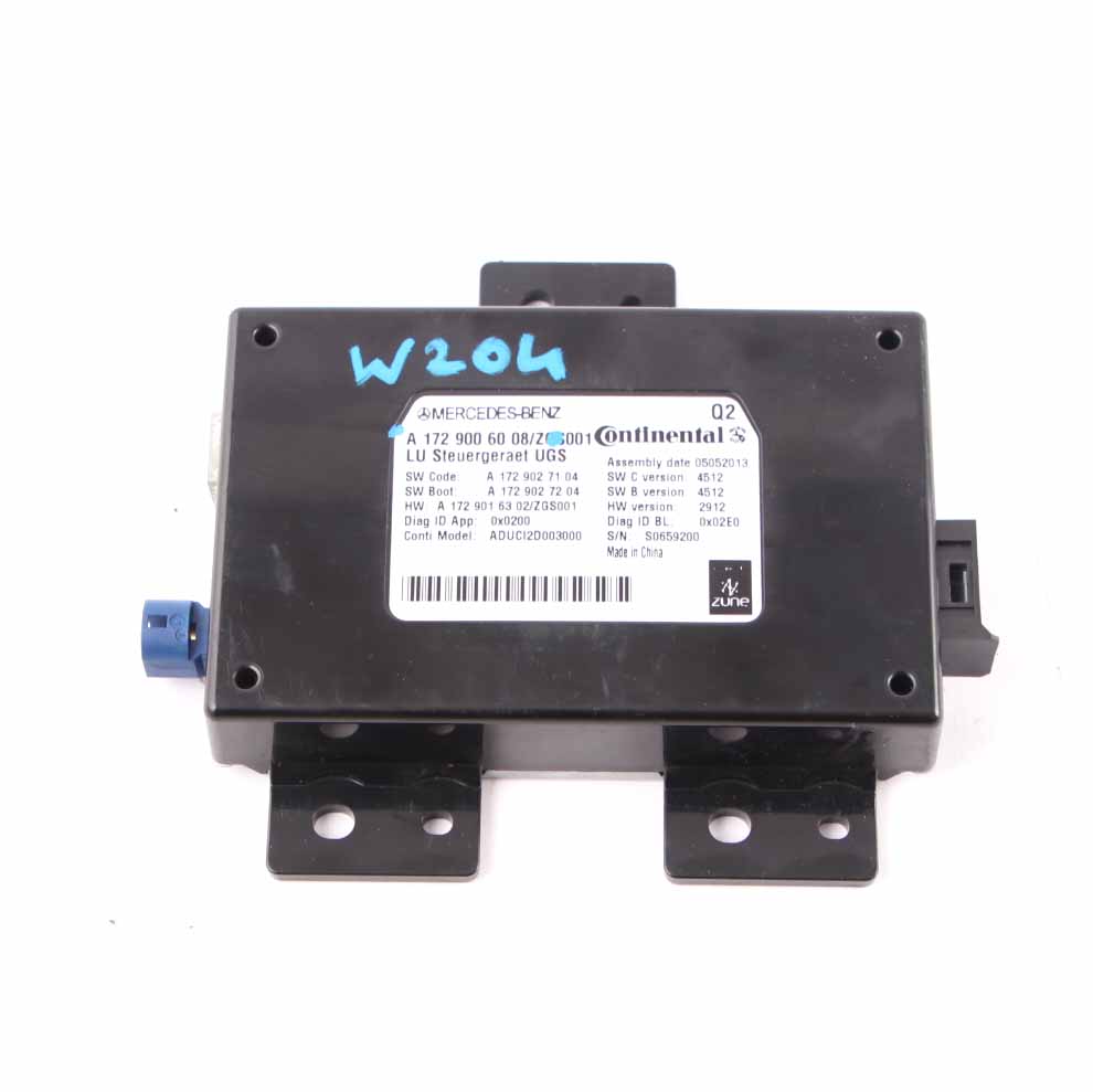 Mercedes W204 W212 W176 Media Interface Steuergerät Modul A1729006008