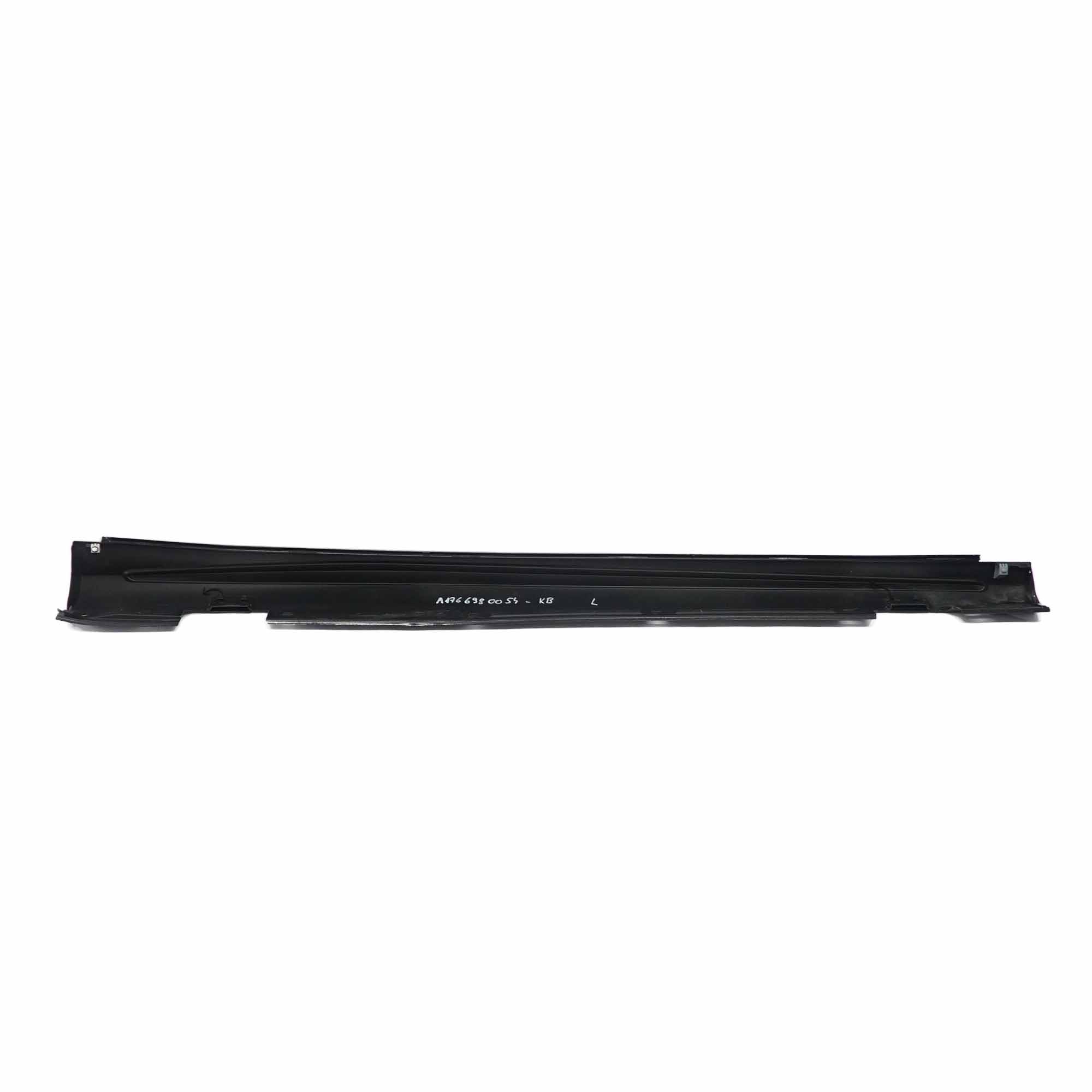 Mercedes W176 Side Skirt AMG Left N/S Door Sill Cover W246 Cosmic Black - 191