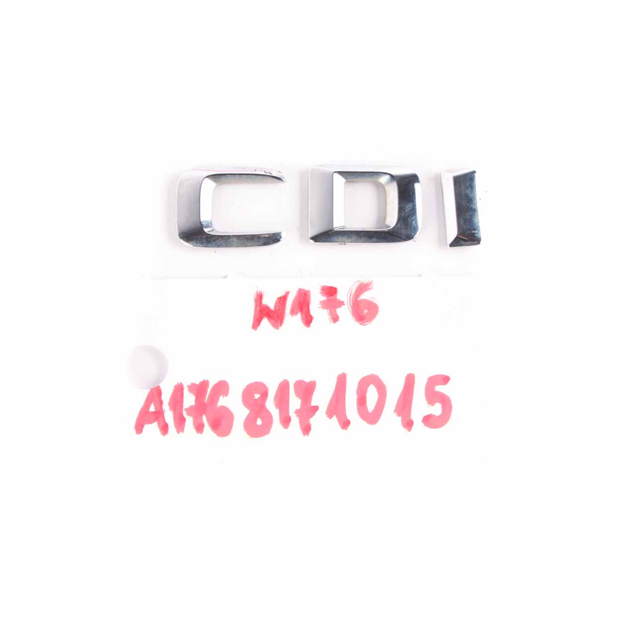 Mercedes W176 Heckklappe Kofferraum Aufgeklebt Emblem Schriftzug CDI A1768171015