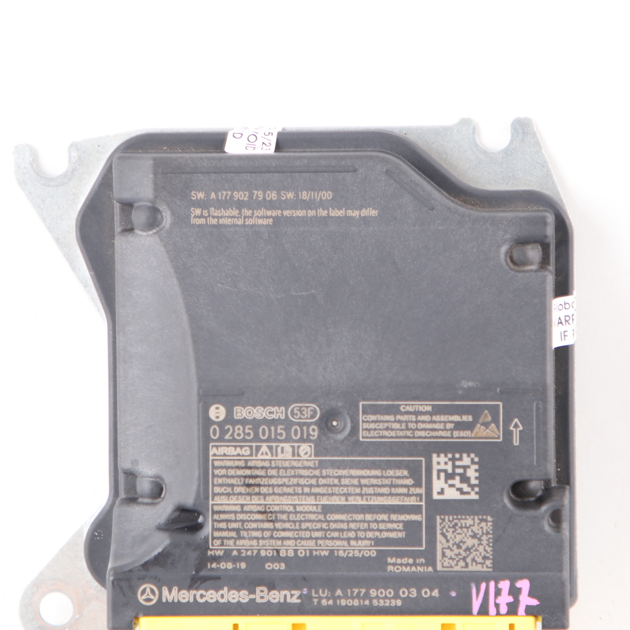 Mercedes V177 Airbag Modul SRS Steuergerät ECU A1779000304