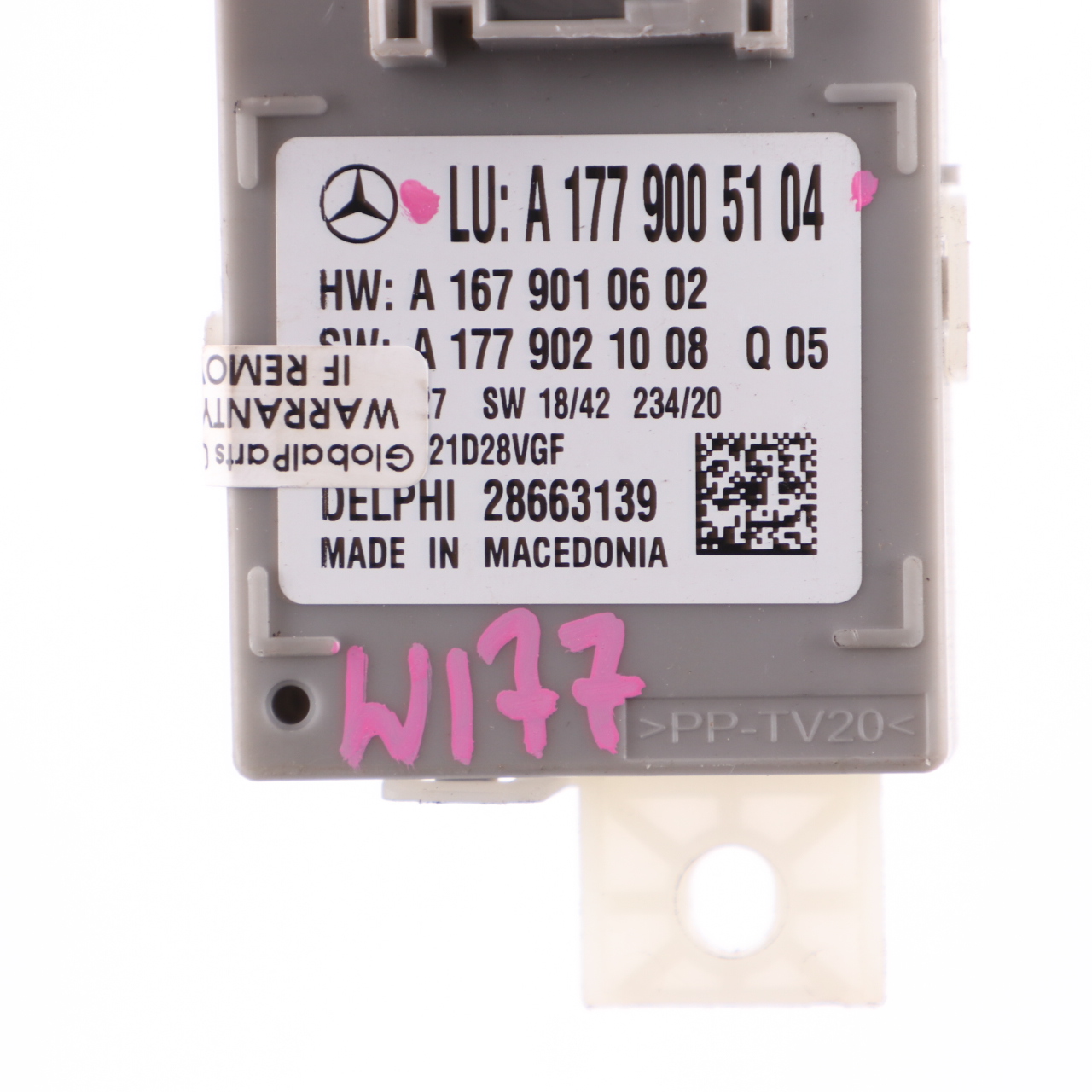 Mercedes W177 Umgebungsbeleuchtung Steuergerät ECU A1779005104