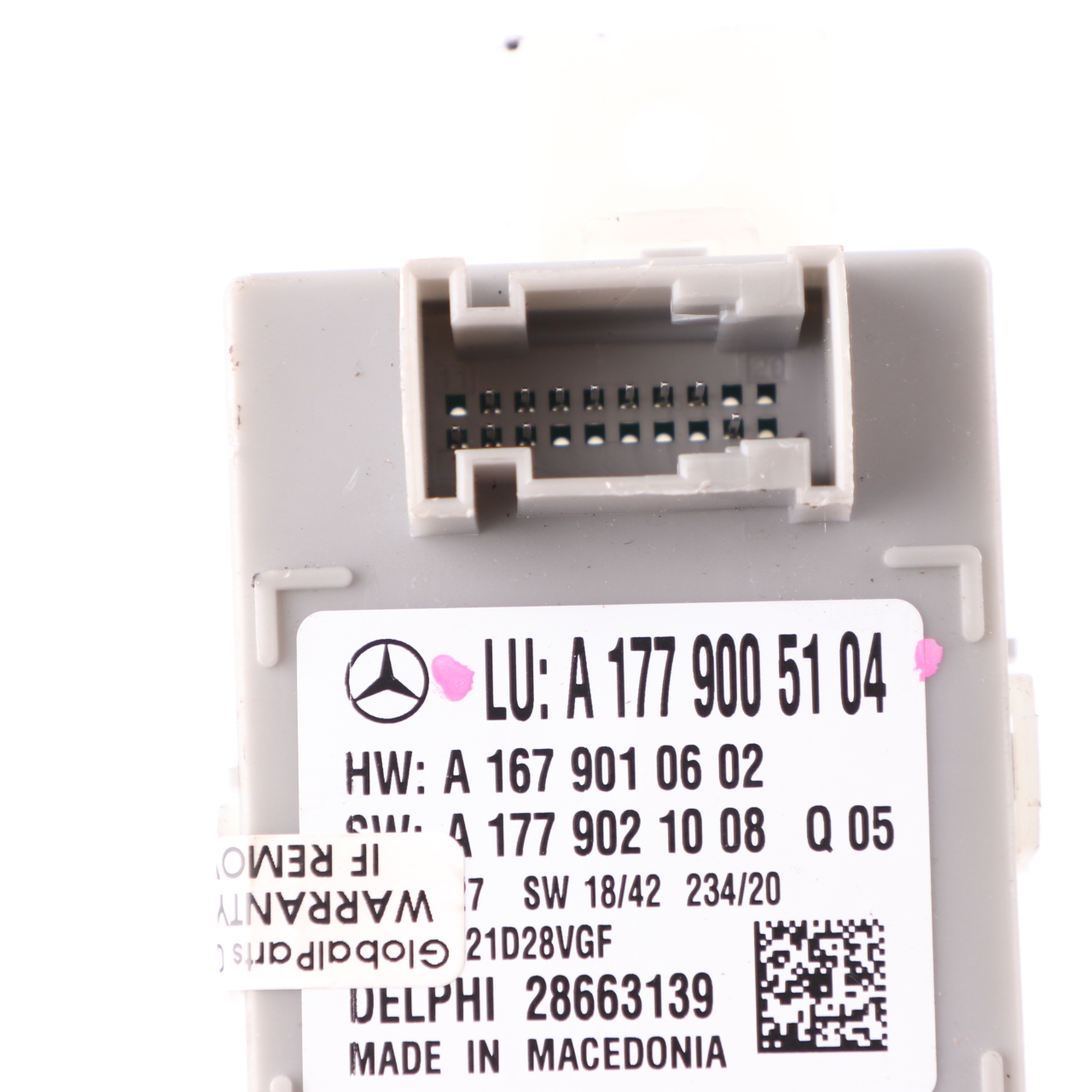 Mercedes W177 Umgebungsbeleuchtung Steuergerät ECU A1779005104