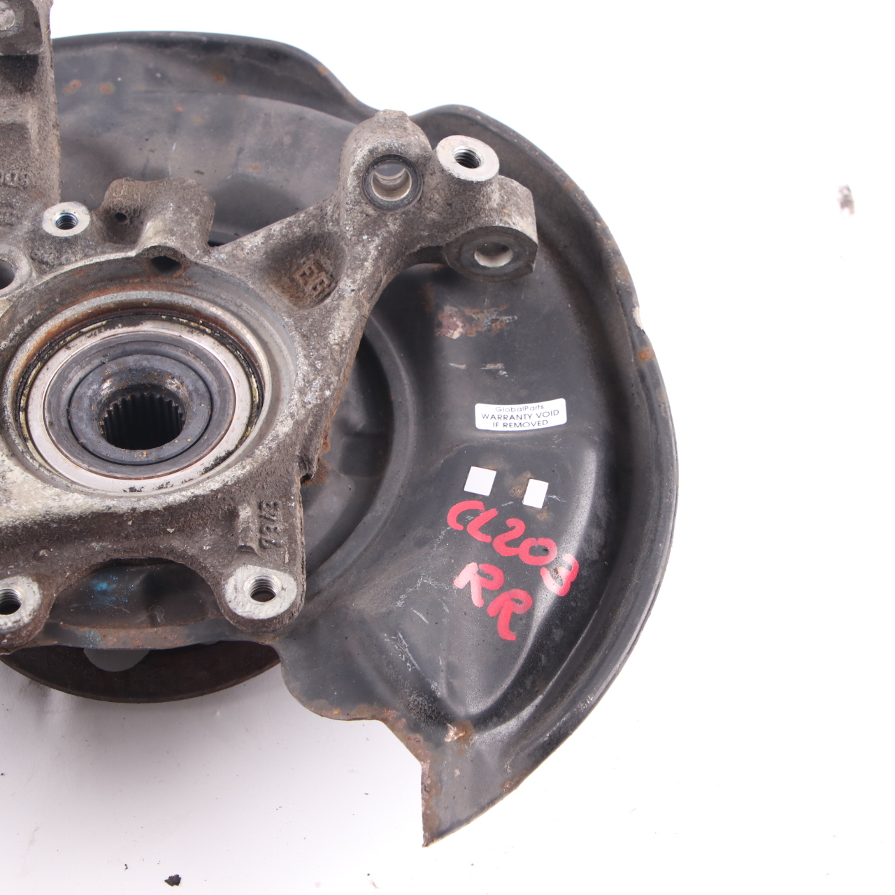 Mercedes W203 Schwenklager Radnabe Radträger Flange Hinten Rechts