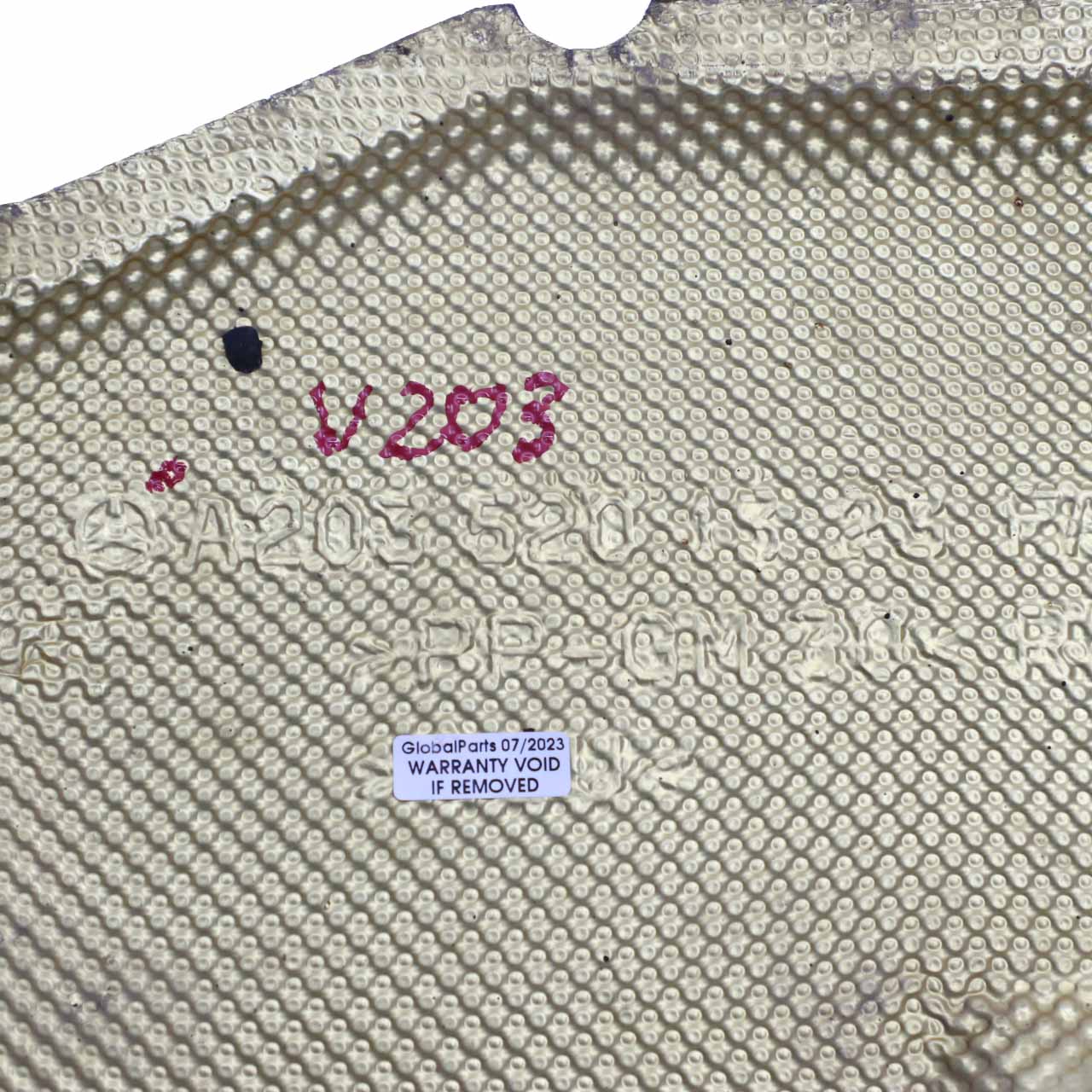 Mercedes W203 Diesel Engine Underbody Cover Protection Panel A2035201323