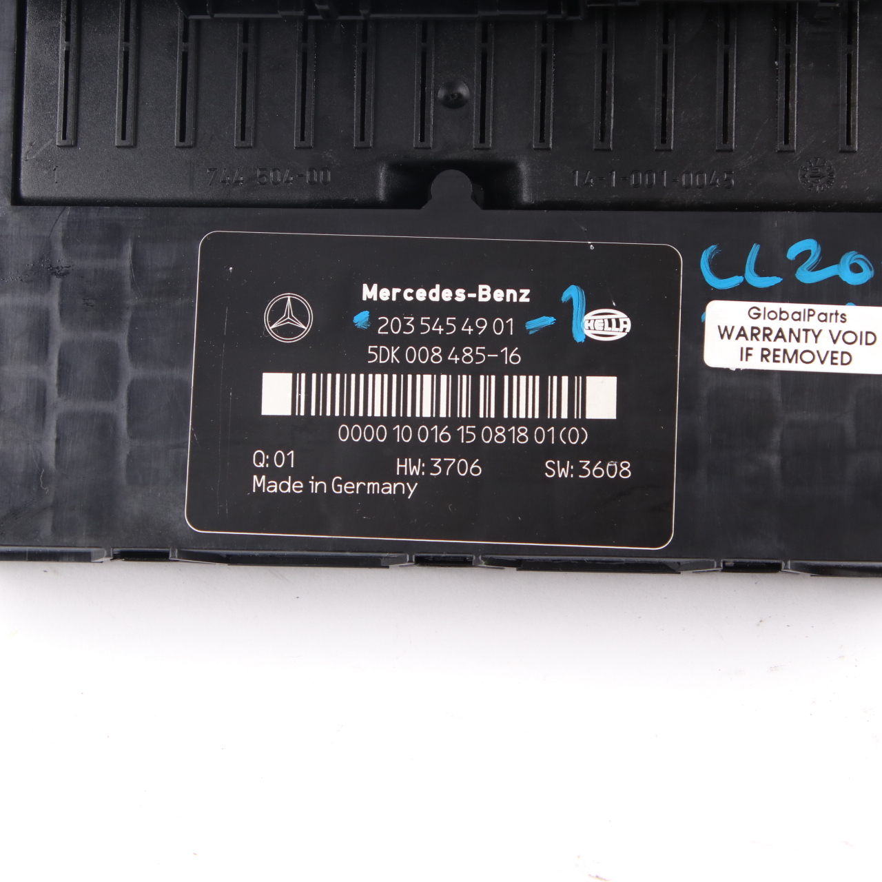 Mercedes-Benz CLC-Klasse CL203 SAM Sicherungskasten Steuergerät A2035454901