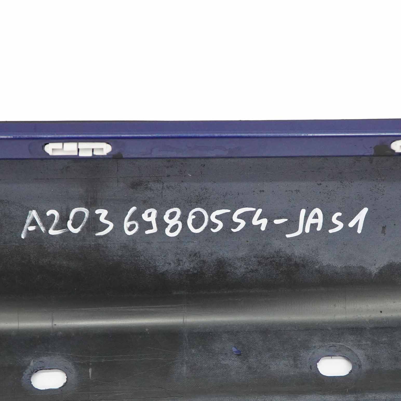 Mercedes CLC CL203 Sill Side Cover Skirt Left N/S Jaspisblau Blue Metallic - 345