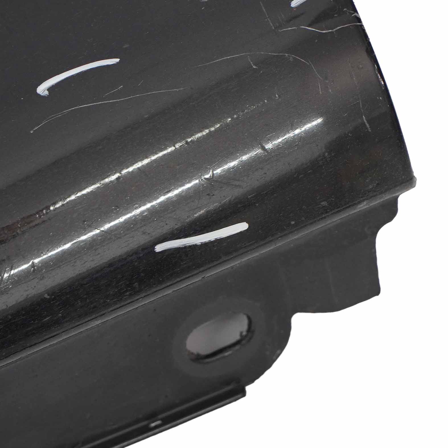 Mercedes CL203 Side Skirt Cover Sill Trim Panel Left N/S Obsidian Black - 197