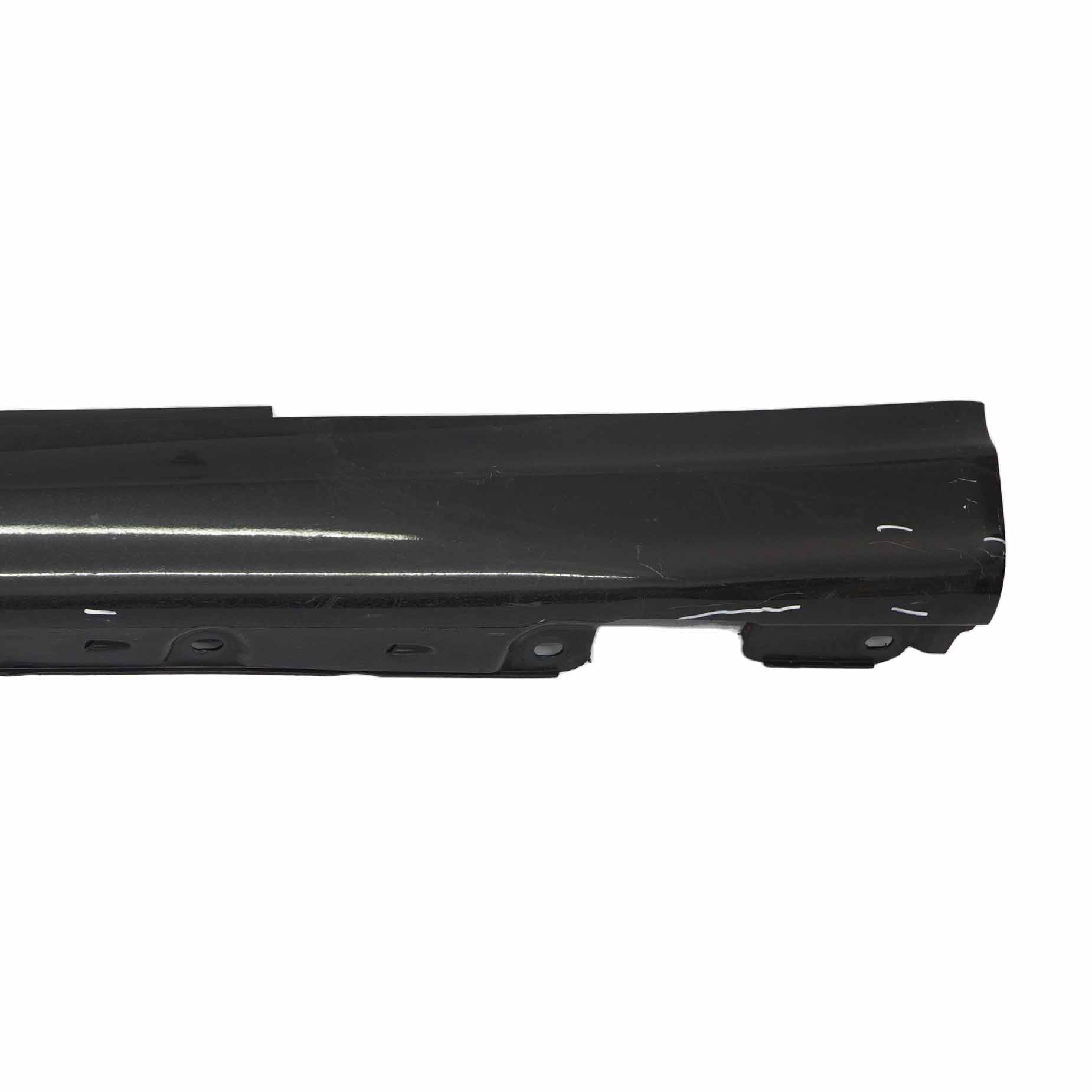 Mercedes CL203 Side Skirt Cover Sill Trim Panel Left N/S Obsidian Black - 197