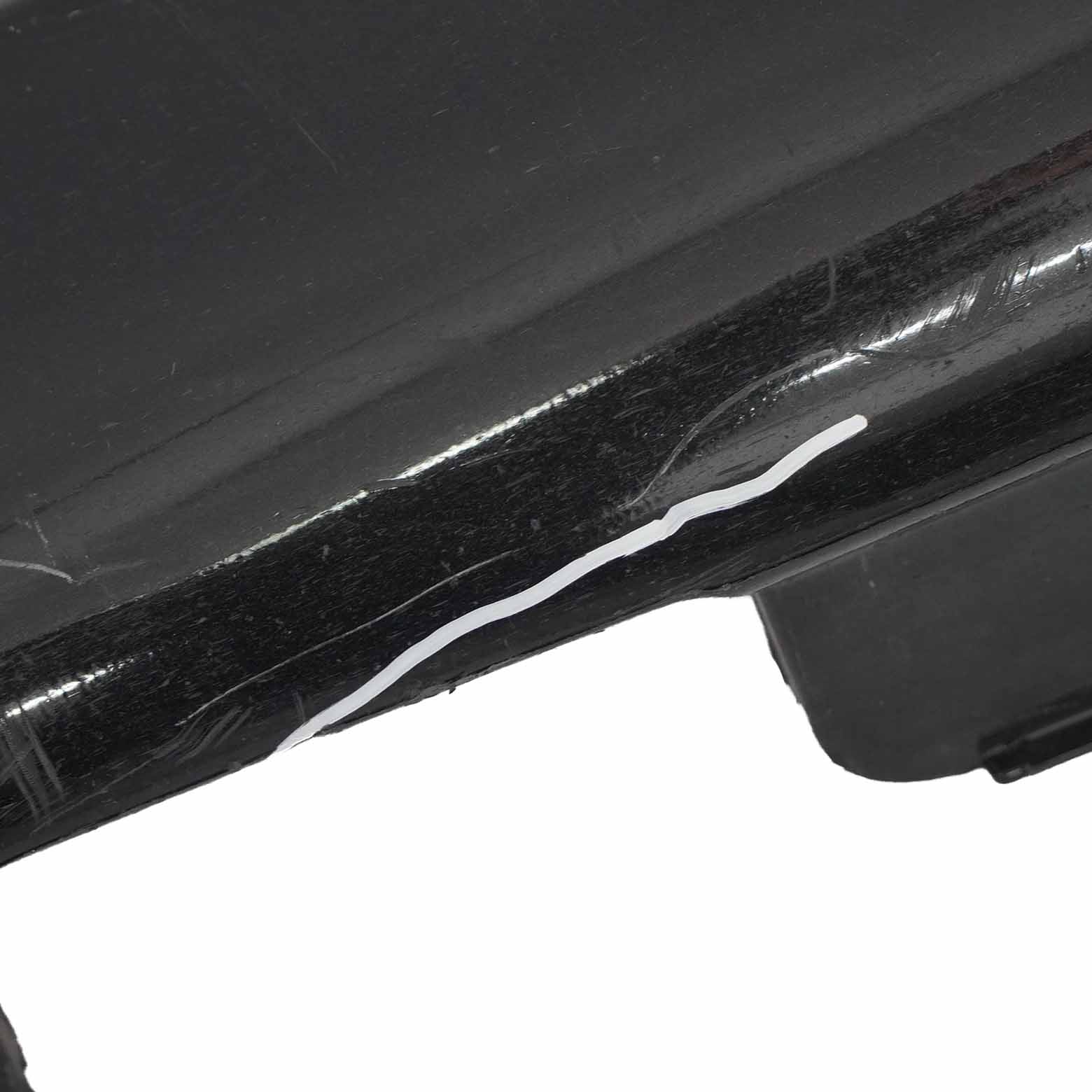 Mercedes CL203 Side Skirt Cover Sill Trim Panel Left N/S Obsidian Black - 197