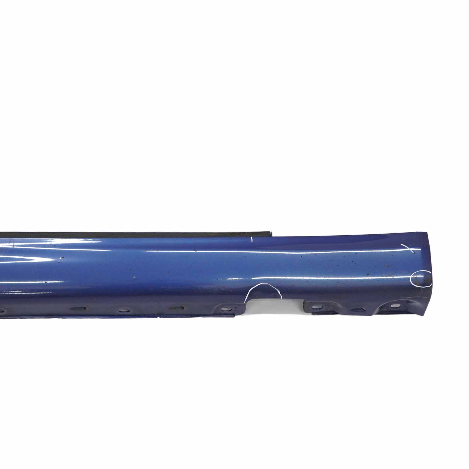 Mercedes CL203 Side Skirt Cover Sill Trim Panel Right O/S Jaspis Blue - 345