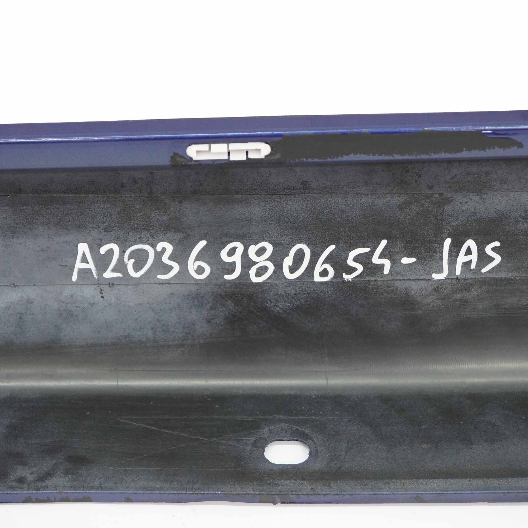 Mercedes CL203 Side Skirt Cover Sill Trim Panel Right O/S Jaspis Blue - 345