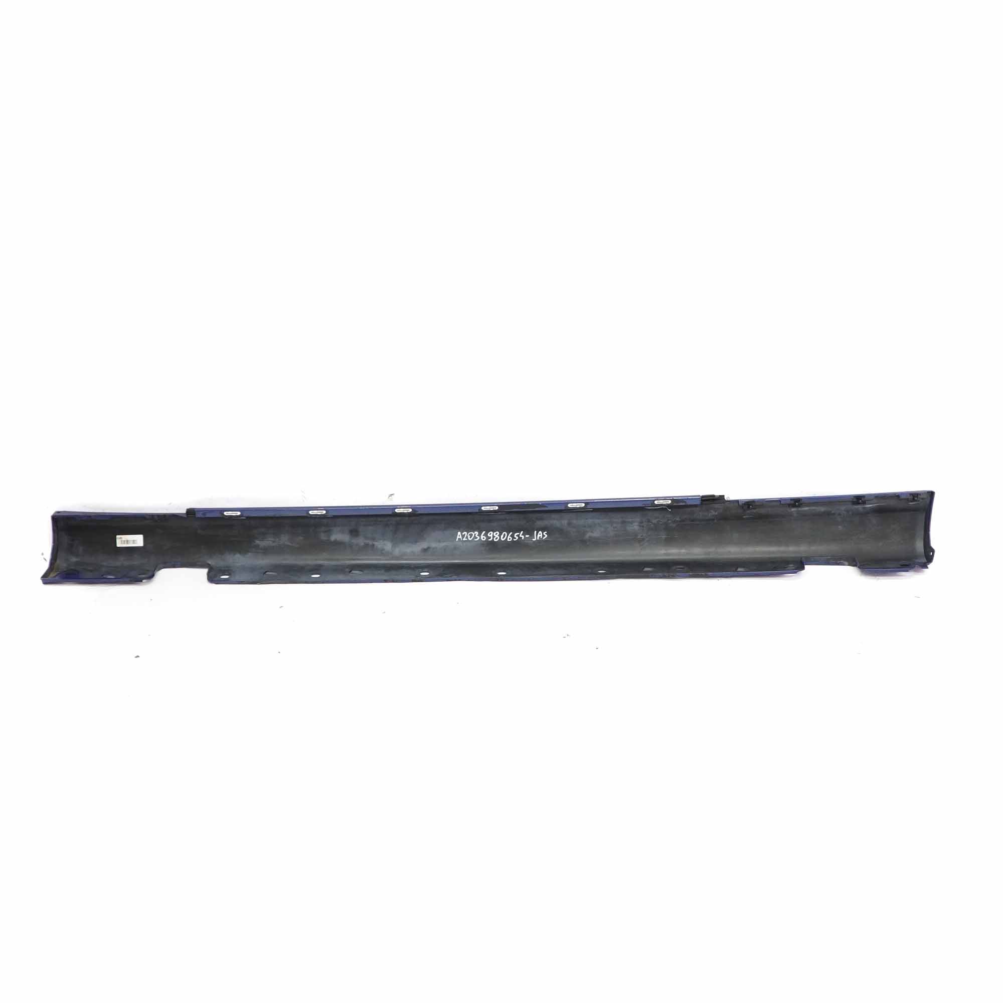 Mercedes CL203 Side Skirt Cover Sill Trim Panel Right O/S Jaspis Blue - 345