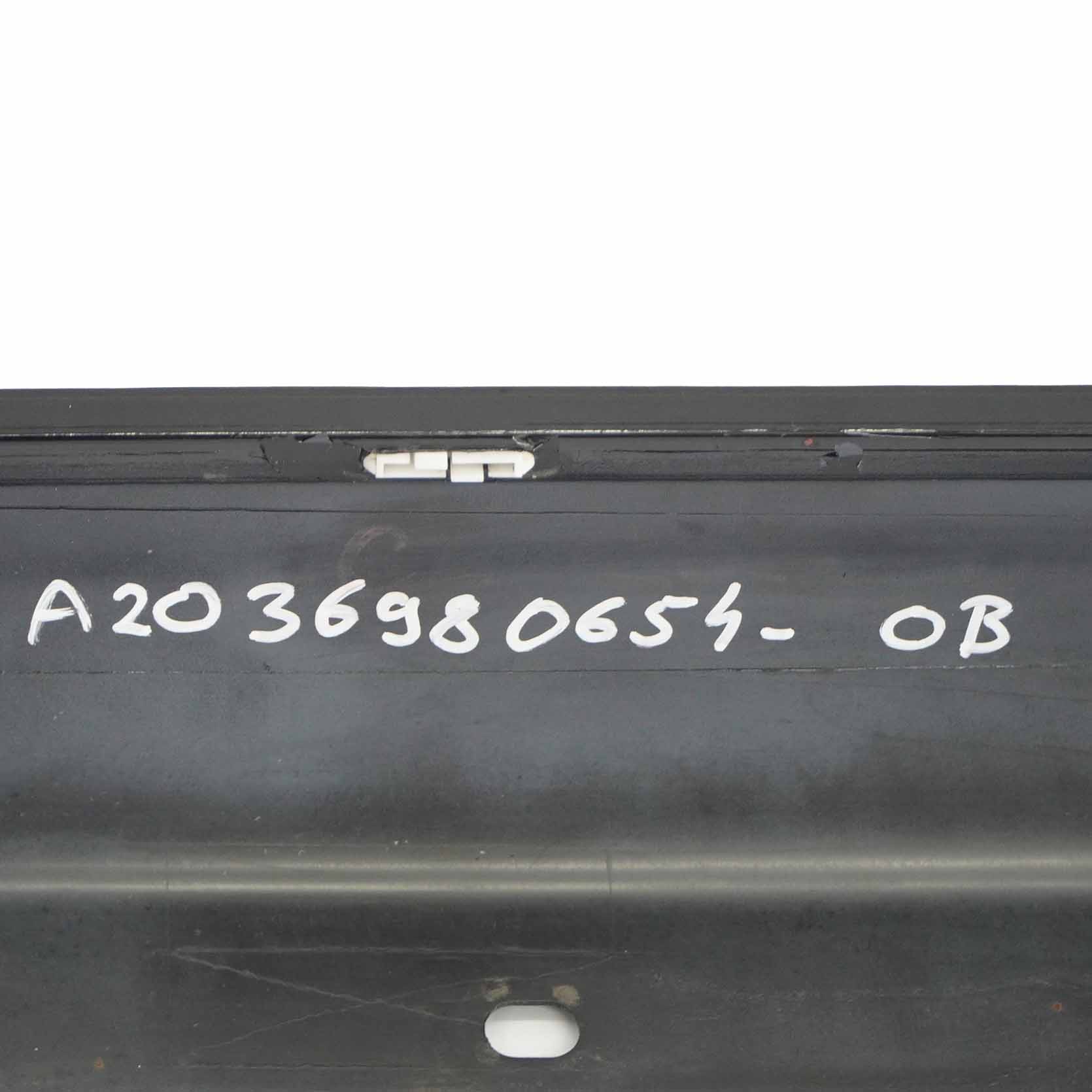 Mercedes CLC CL203 Door Sill Side Cover Skirt Right O/S Obsidian Black - 197