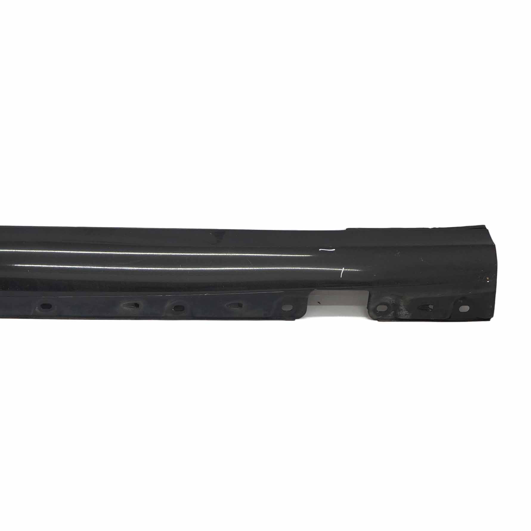 Mercedes W203 Door Sill Side Cover Skirt Right O/S Obsidian Black Metallic - 197