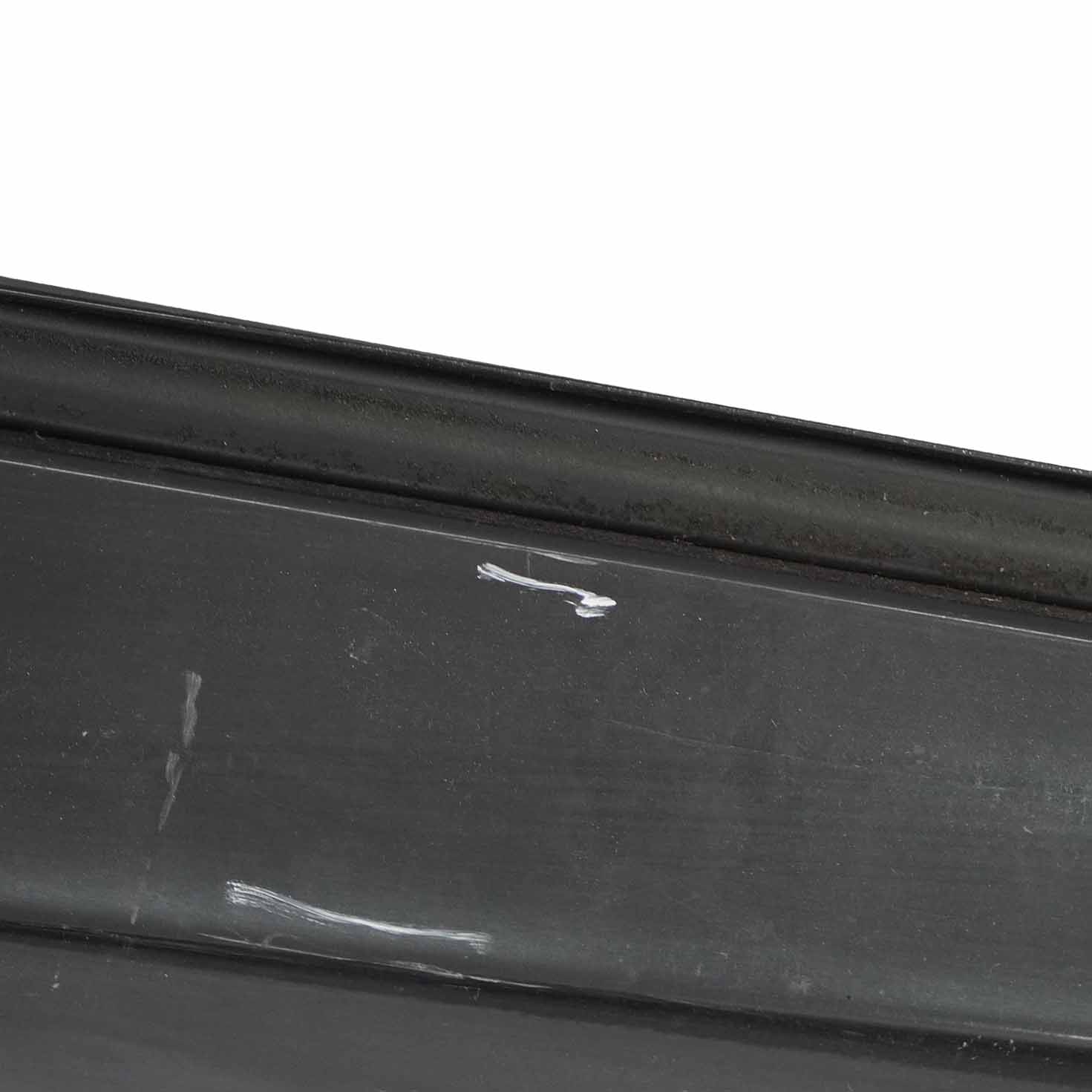 Mercedes W203 Door Sill Side Cover Skirt Right O/S Obsidian Black Metallic - 197