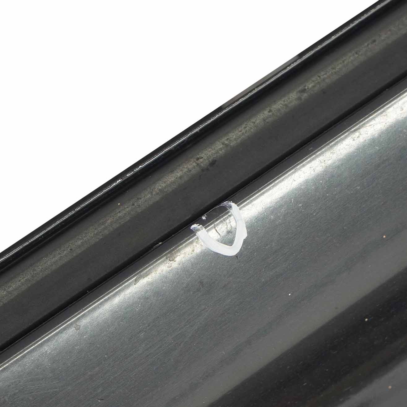 Mercedes W203 Door Sill Side Cover Skirt Right O/S Obsidian Black Metallic - 197