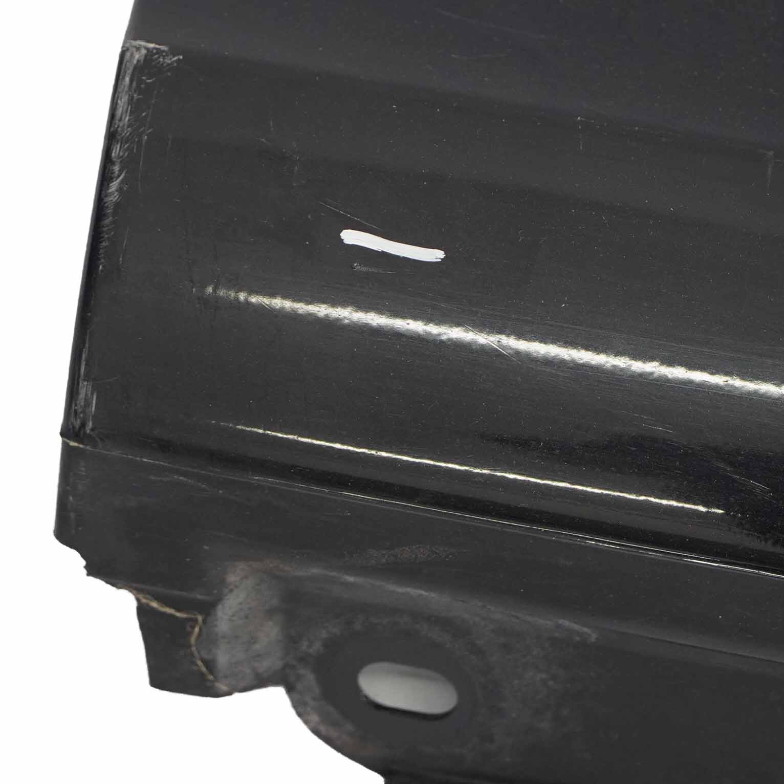 Mercedes W203 Door Sill Side Cover Skirt Right O/S Obsidian Black Metallic - 197