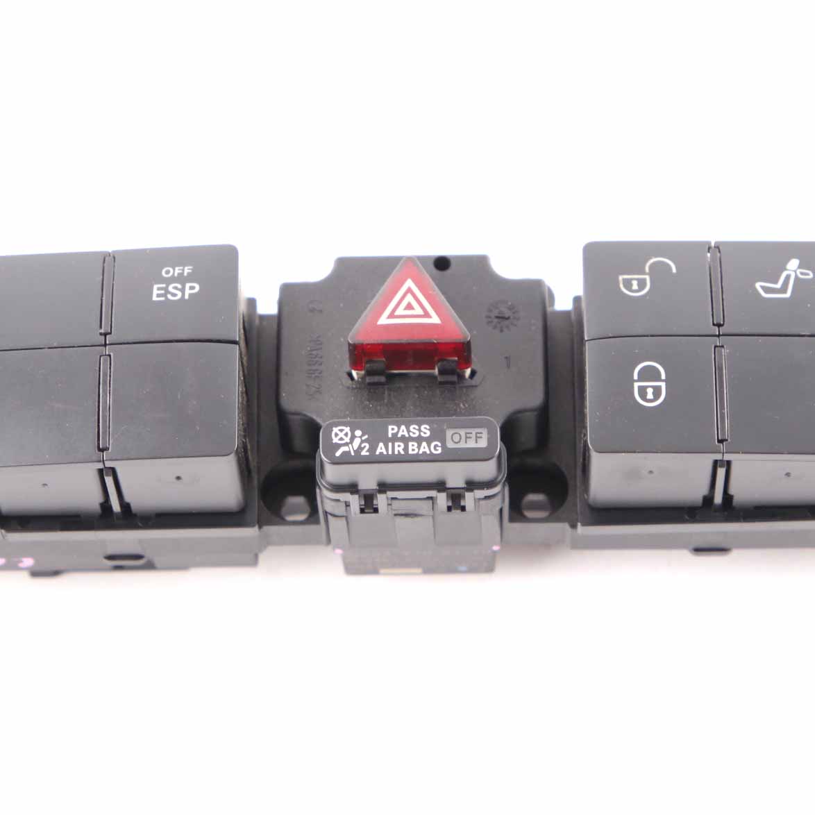 Mercedes W203 Switch Unit Control Panel Hazard Lock ESP Seat Heating A2038702110