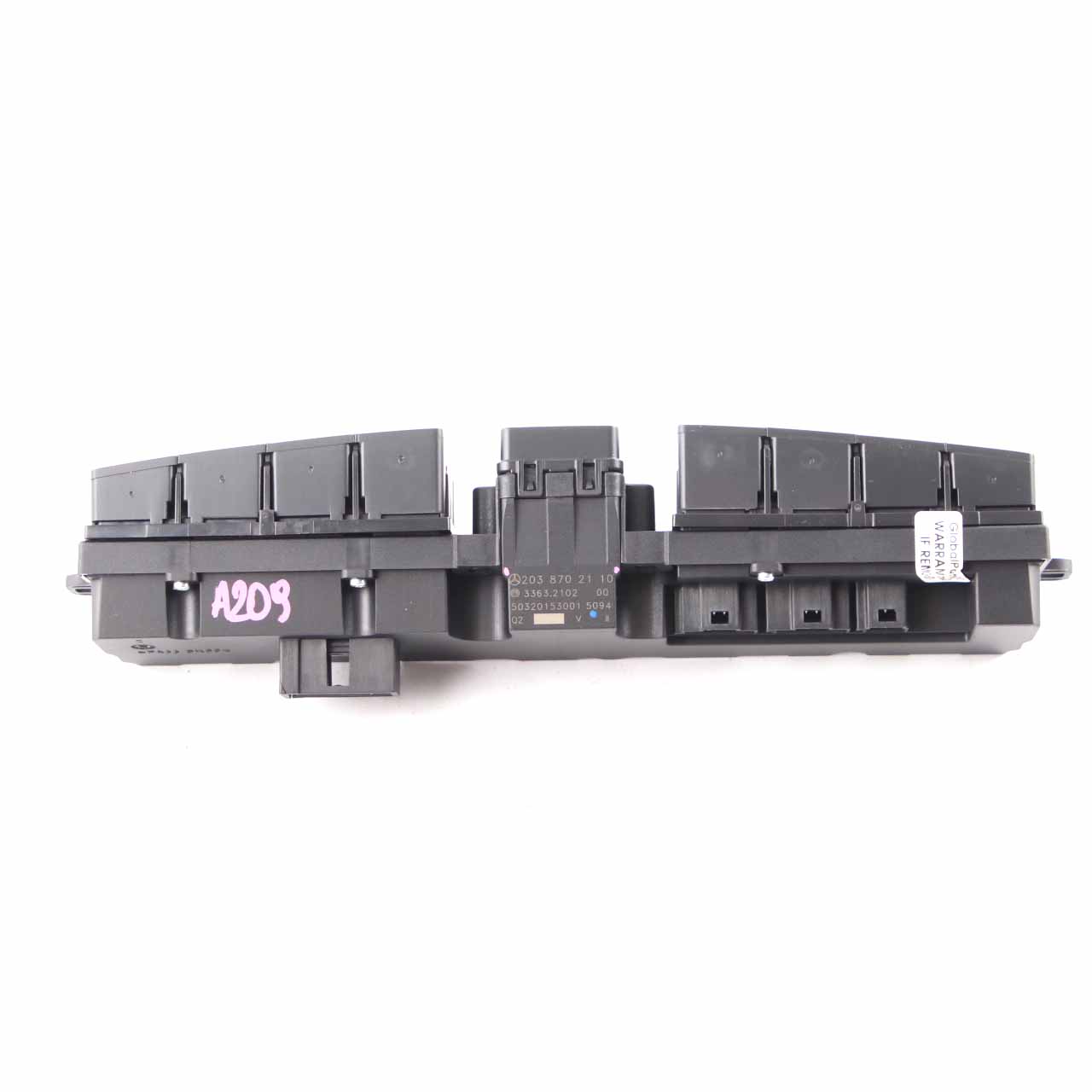 Mercedes W203 Switch Unit Control Panel Hazard Lock ESP Seat Heating A2038702110