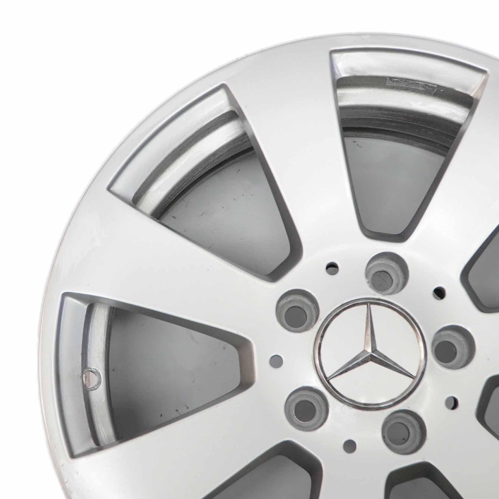 Mercedes W204 Silber 7-Loch Leichtmetallfelge 16" ET:43 7J A2044011102